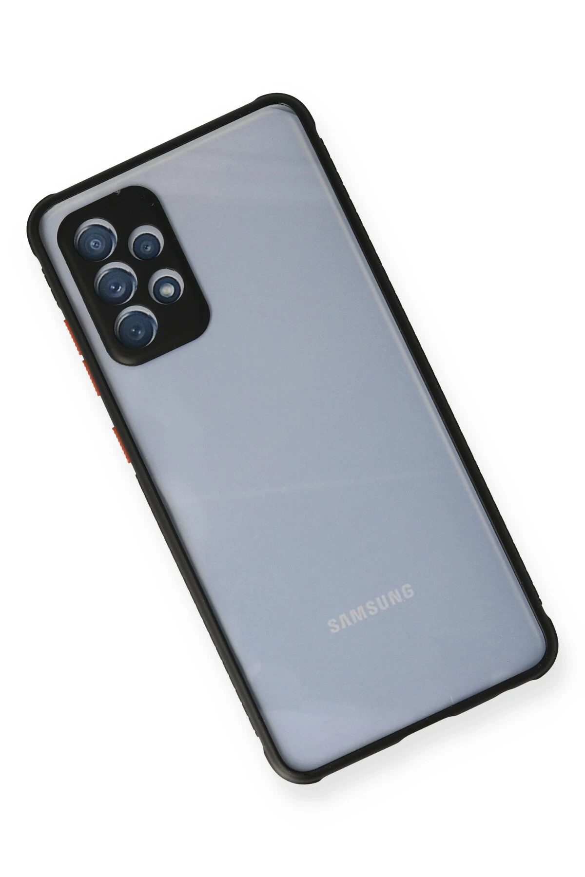 Newface Samsung Galaxy A52 Kılıf Miami Şeffaf Silikon - Siyah — görsel 3