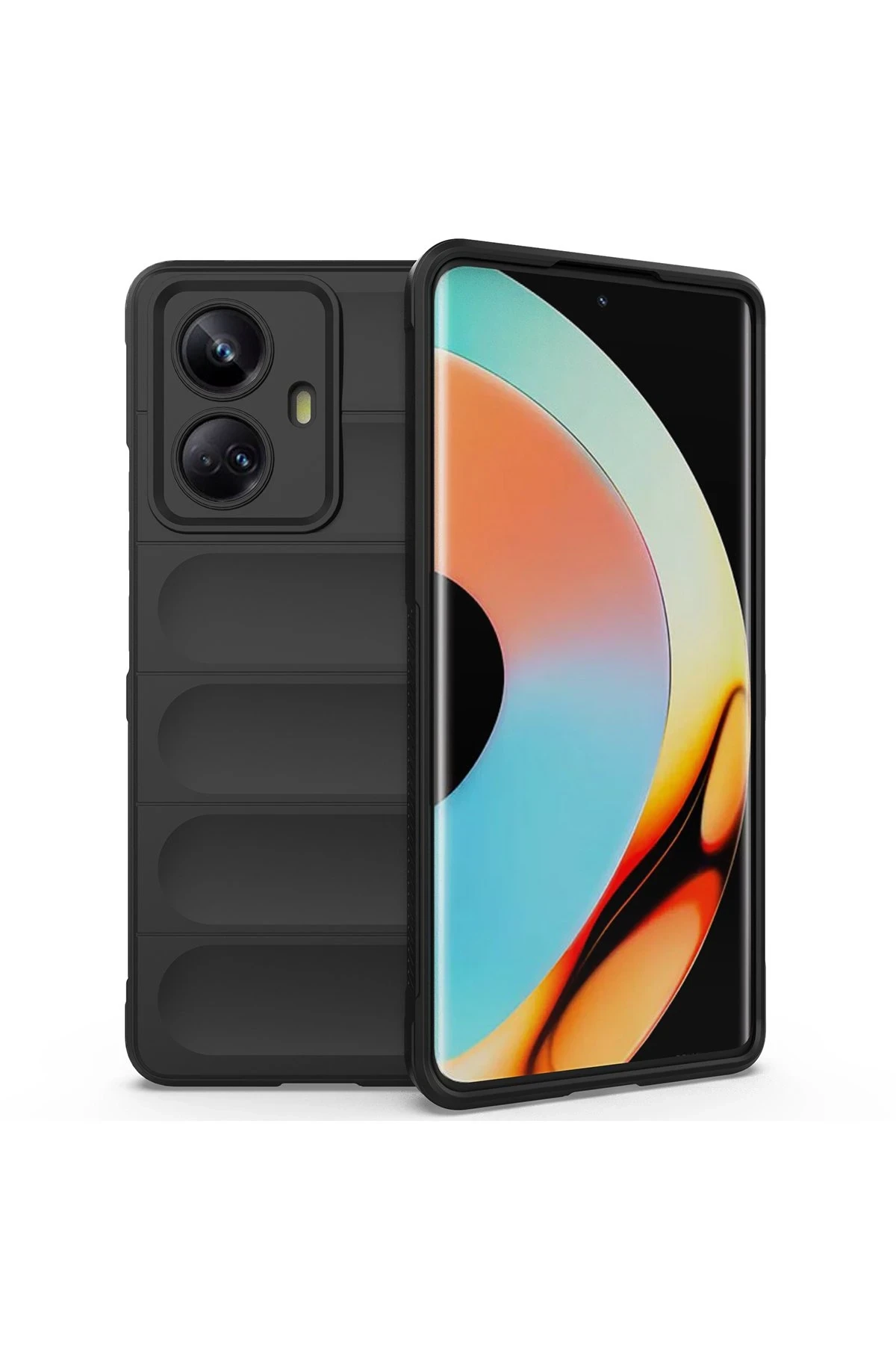 Newface Realme 10 Pro Plus 5G Kılıf Optimum Silikon - Siyah