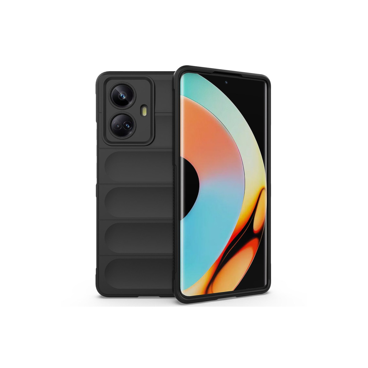 Newface Realme 10 Pro Plus 5G Kılıf Optimum Silikon - Siyah — görsel 11