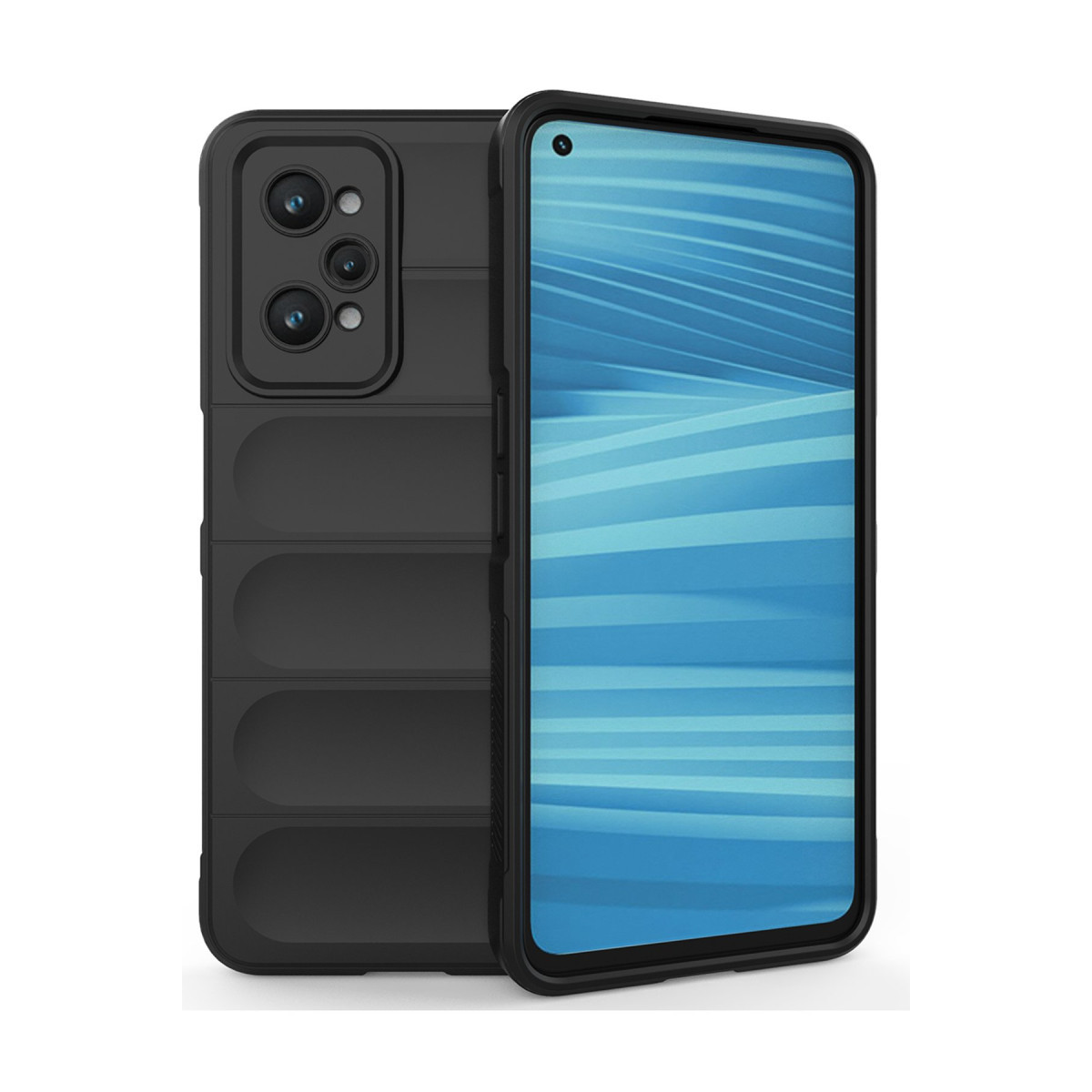 Newface Realme GT2 5G Kılıf Optimum Silikon - Siyah — görsel 9
