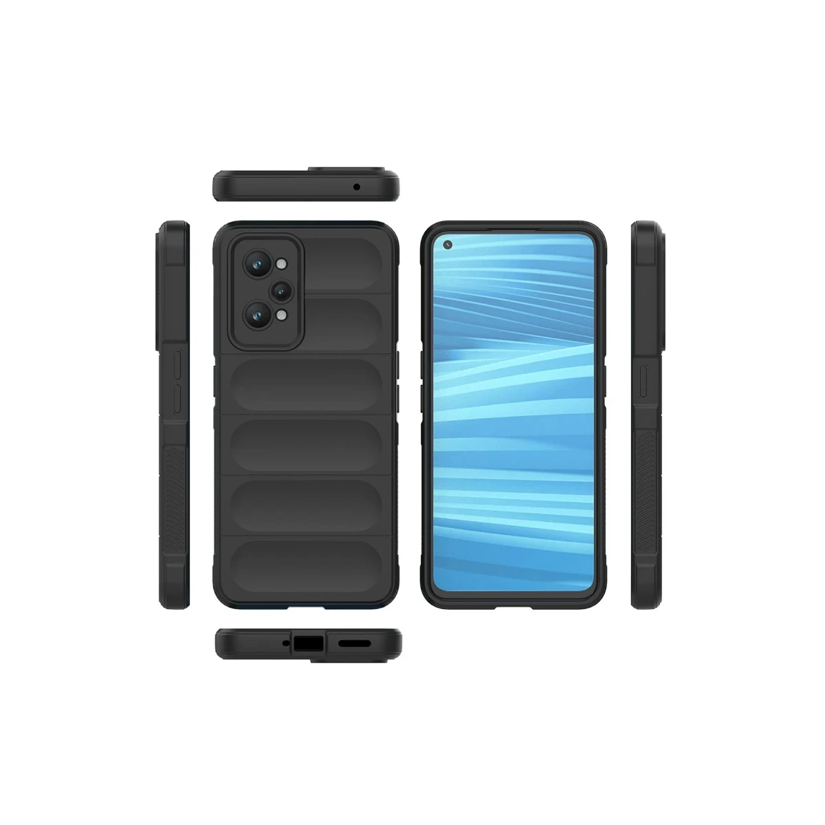Newface Realme GT2 5G Kılıf Optimum Silikon - Siyah — görsel 7