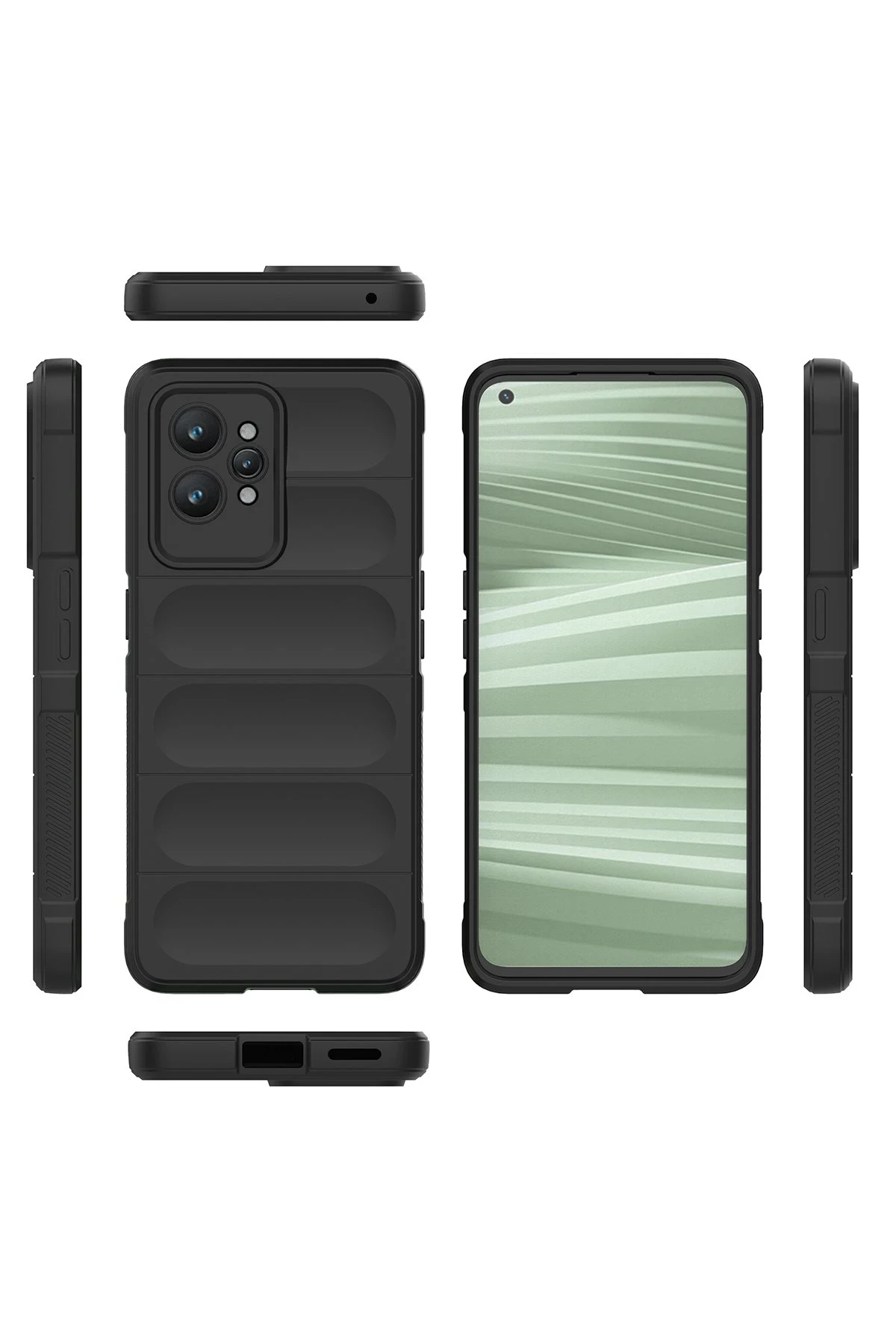 Newface Realme GT2 Pro 5G Kılıf Optimum Silikon - Siyah — görsel 3