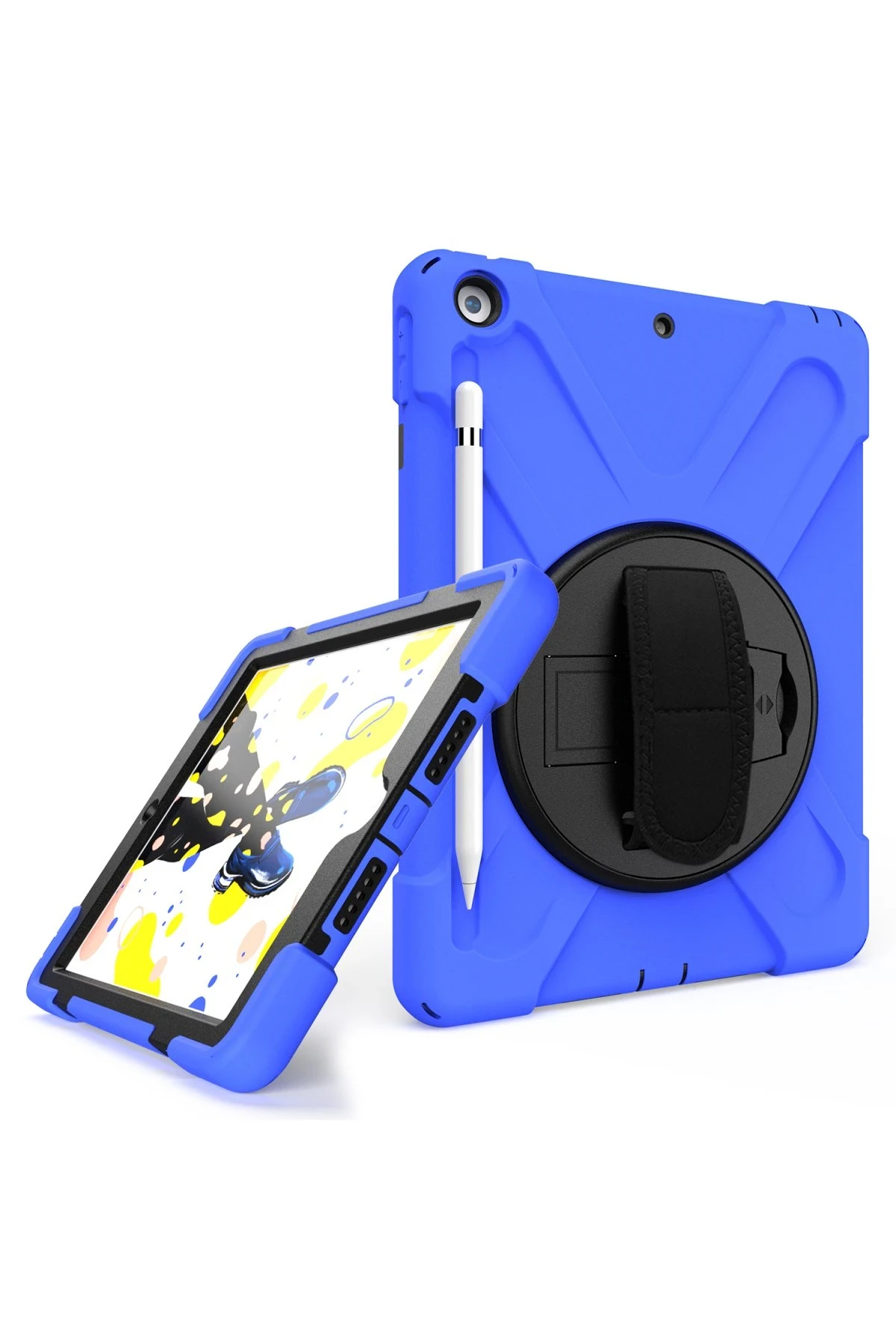 Newface iPad 5 Air 9.7 Kılıf Amazing Tablet Kapak - Mavi