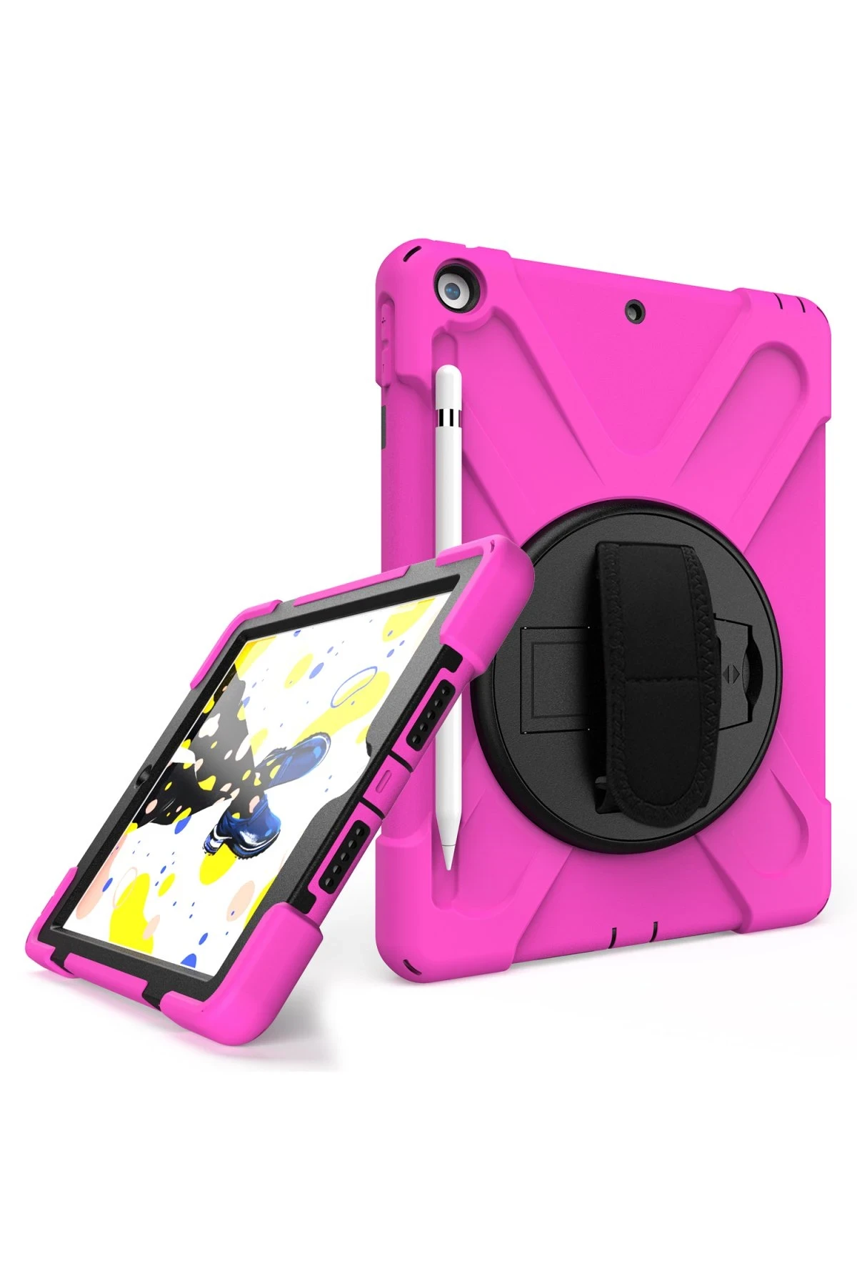 Newface iPad 5 Air 9.7 Kılıf Amazing Tablet Kapak - Pembe