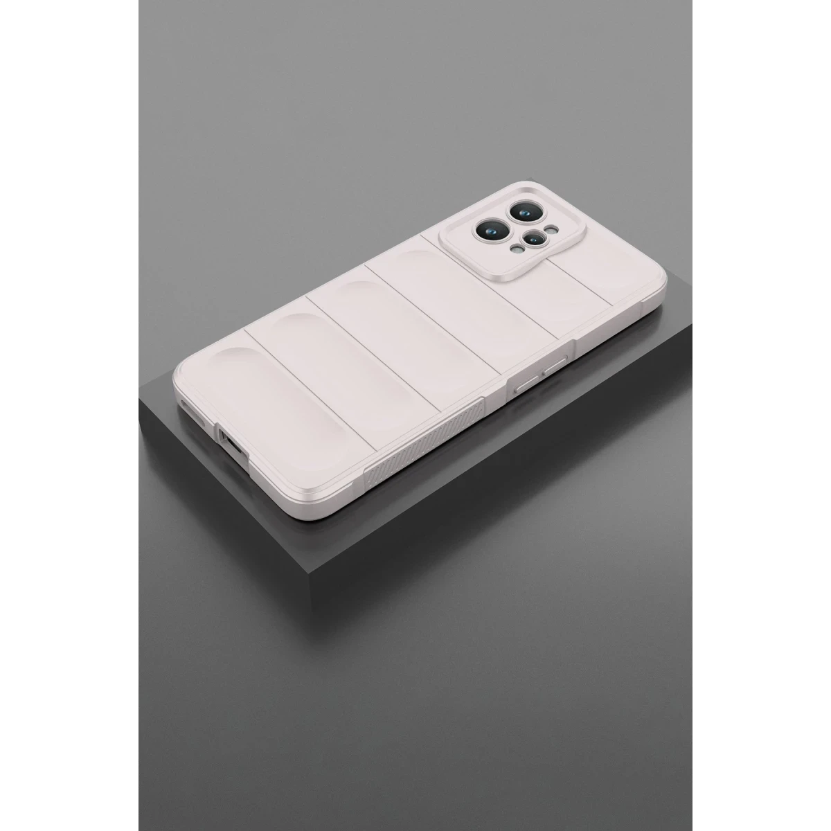 Newface Realme GT2 Pro 5G Kılıf Optimum Silikon - Krem
