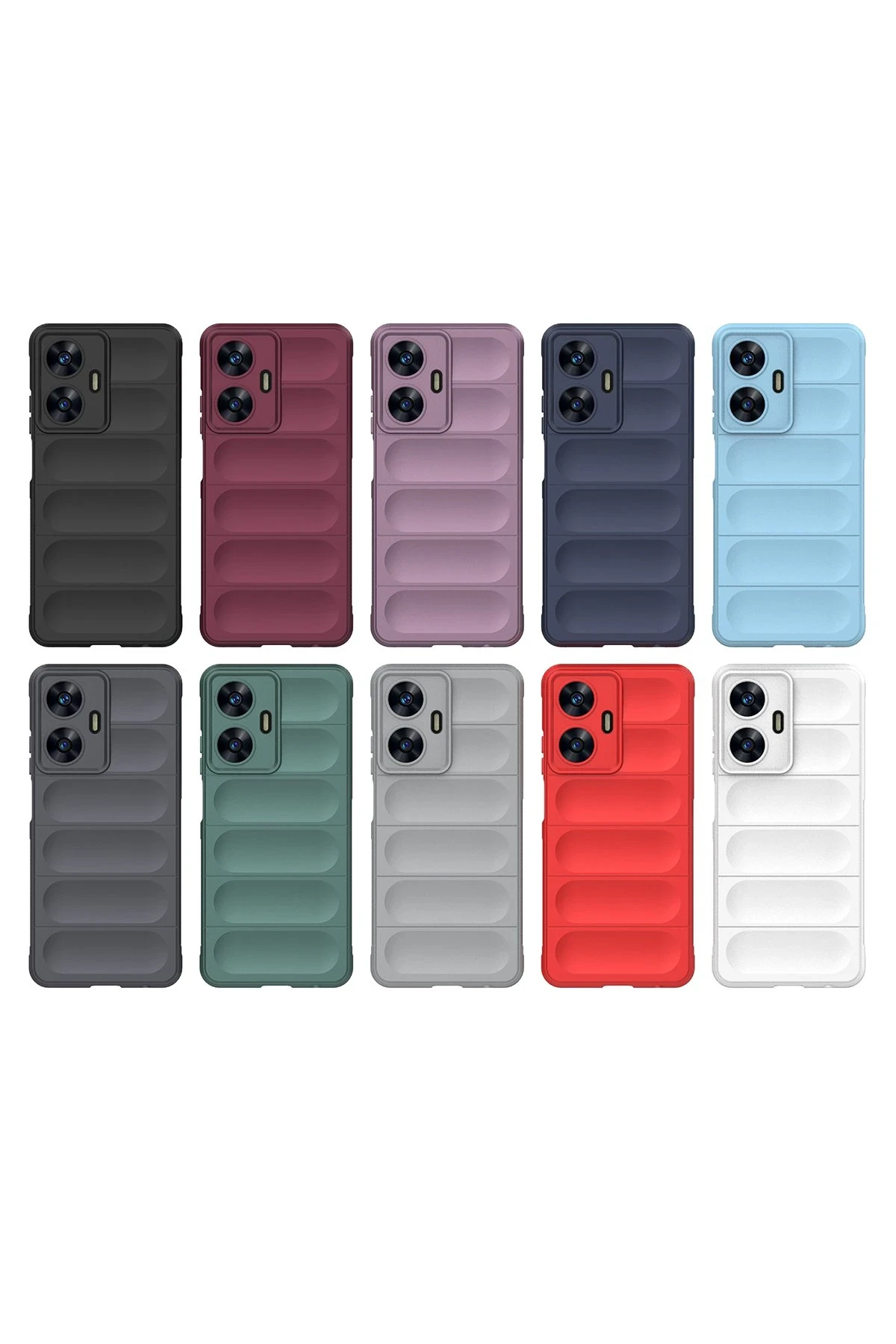 Newface Realme C55 Kılıf Optimum Silikon - Siyah — görsel 3