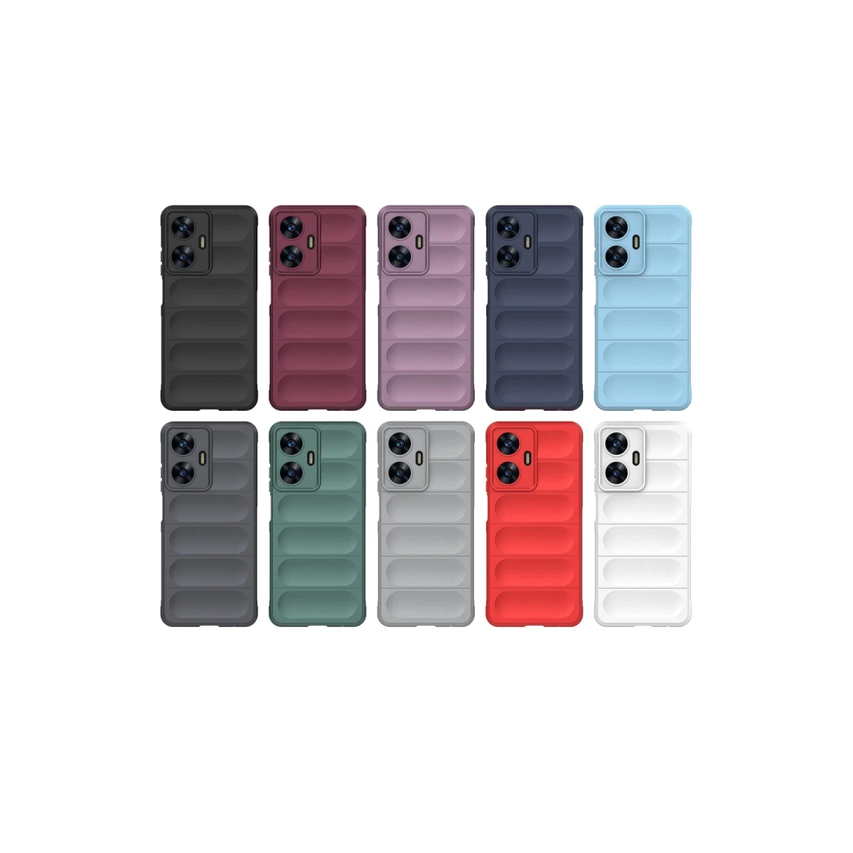 Newface Realme C55 Kılıf Optimum Silikon - Siyah — görsel 8