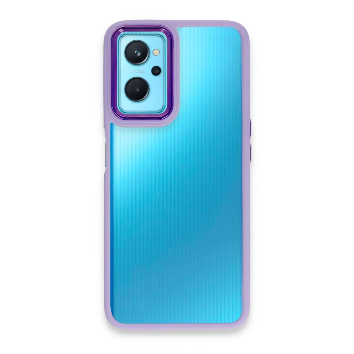 Newface Realme 9i 4G Kılıf Dora Kapak - Lila