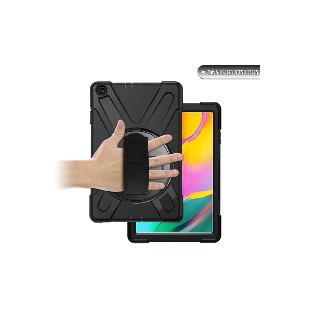 Newface Samsung Galaxy T510 Tab A 10.1 Kılıf Amazing Tablet Kapak - Siyah — görsel 6