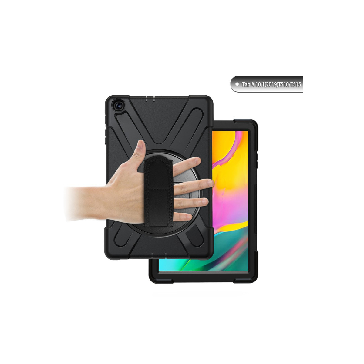 Newface Samsung Galaxy T510 Tab A 10.1 Kılıf Amazing Tablet Kapak - Siyah — görsel 10