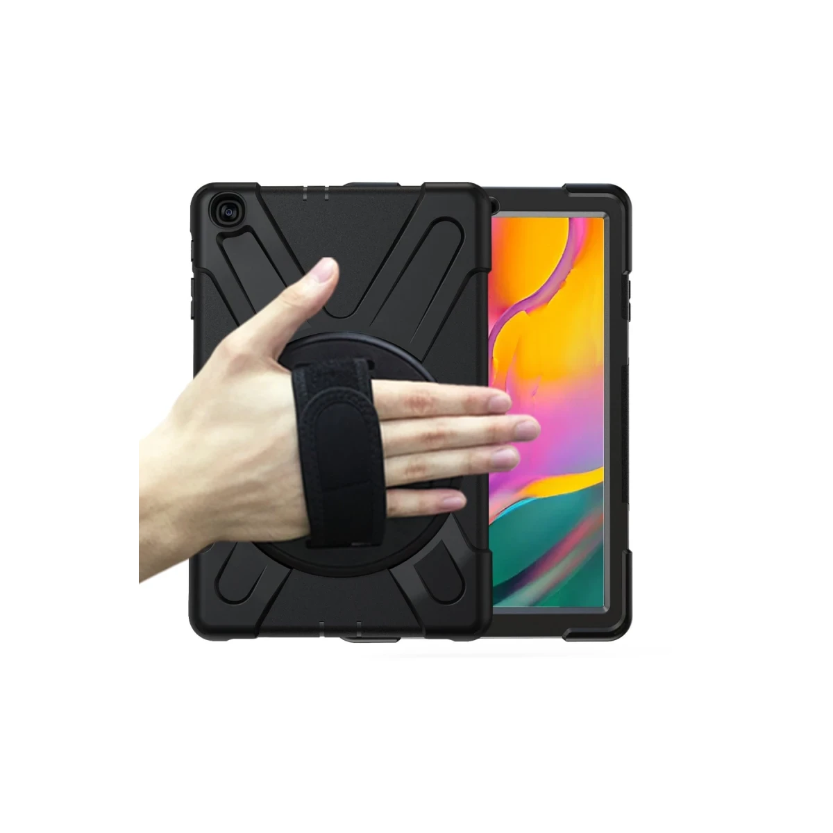 Newface Samsung Galaxy T510 Tab A 10.1 Kılıf Amazing Tablet Kapak - Siyah — görsel 7