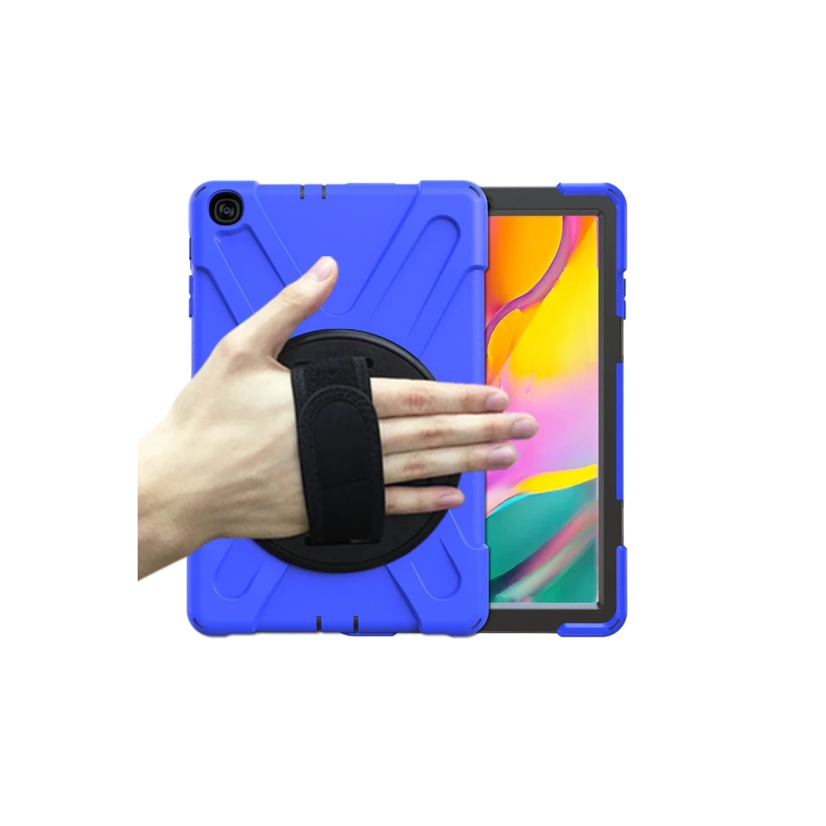 Samsung Galaxy T510 Tab A 10.1 Kılıf Amazing Tablet Kapak - Mavi