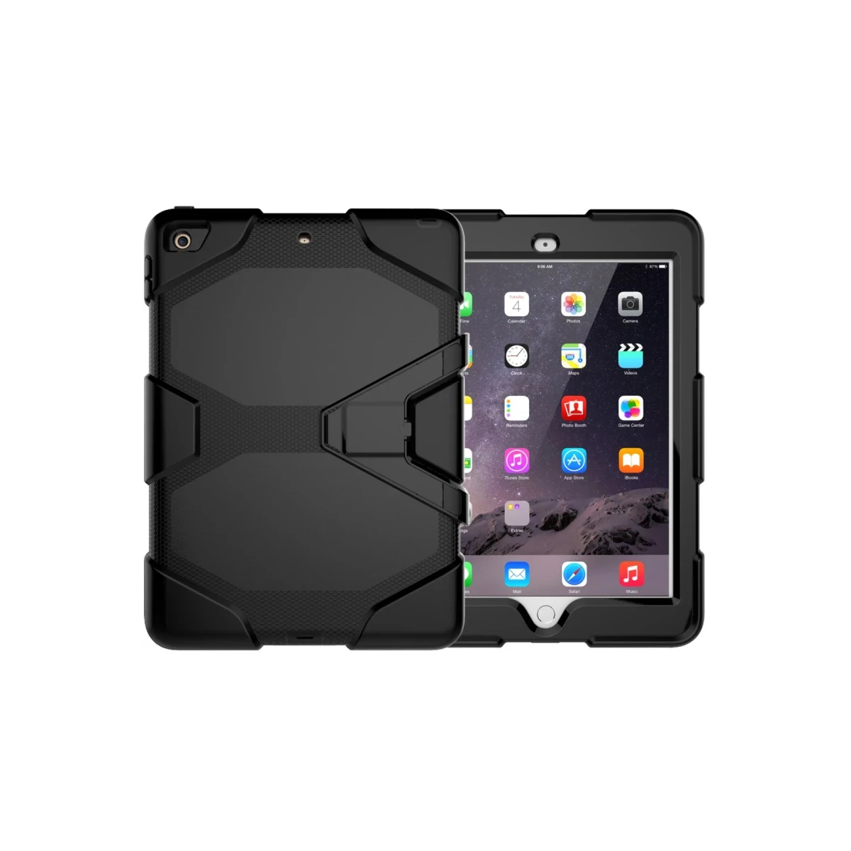 Newface Apple iPad 5 Air 9.7 Kılıf Griffin Tablet Kapak - Siyah — görsel 7