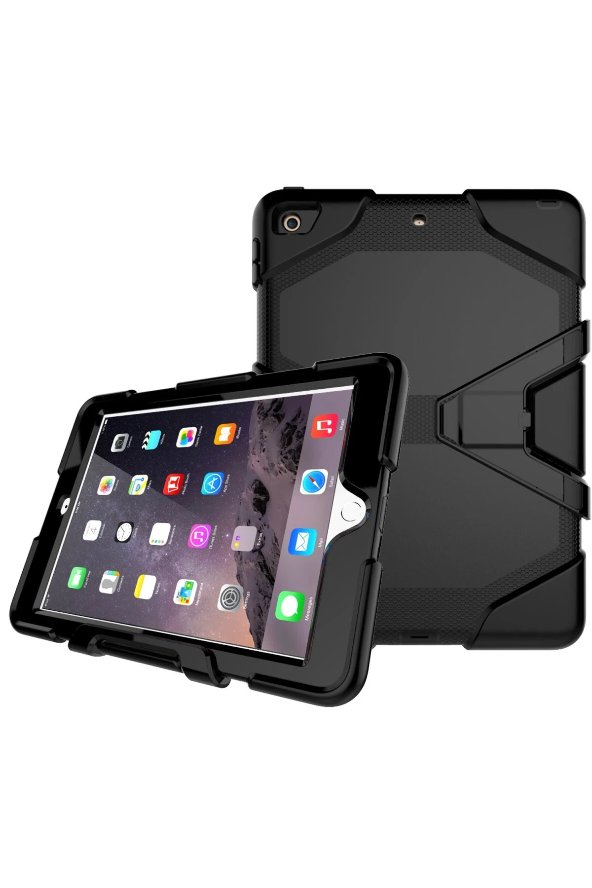 Newface Apple iPad 5 Air 9.7 Kılıf Griffin Tablet Kapak - Siyah — görsel 2