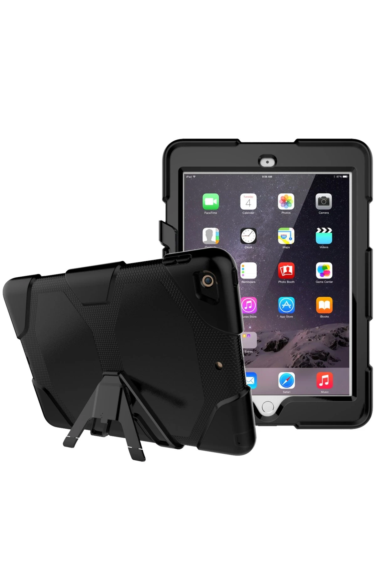 Newface Apple iPad 5 Air 9.7 Kılıf Griffin Tablet Kapak - Siyah — görsel 3