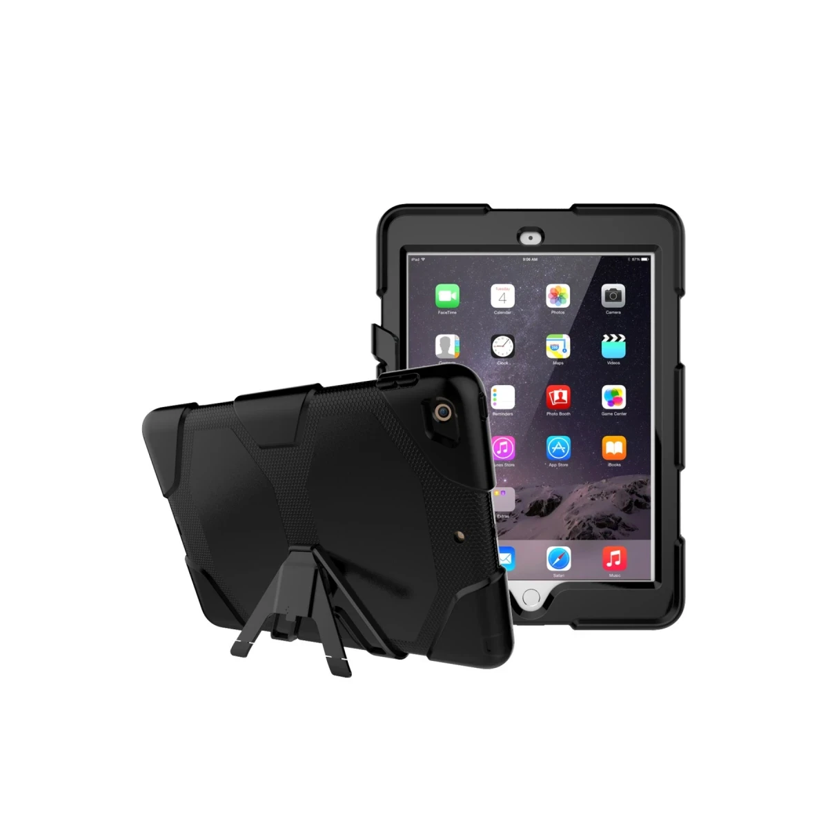 Newface Apple iPad 5 Air 9.7 Kılıf Griffin Tablet Kapak - Siyah — görsel 9