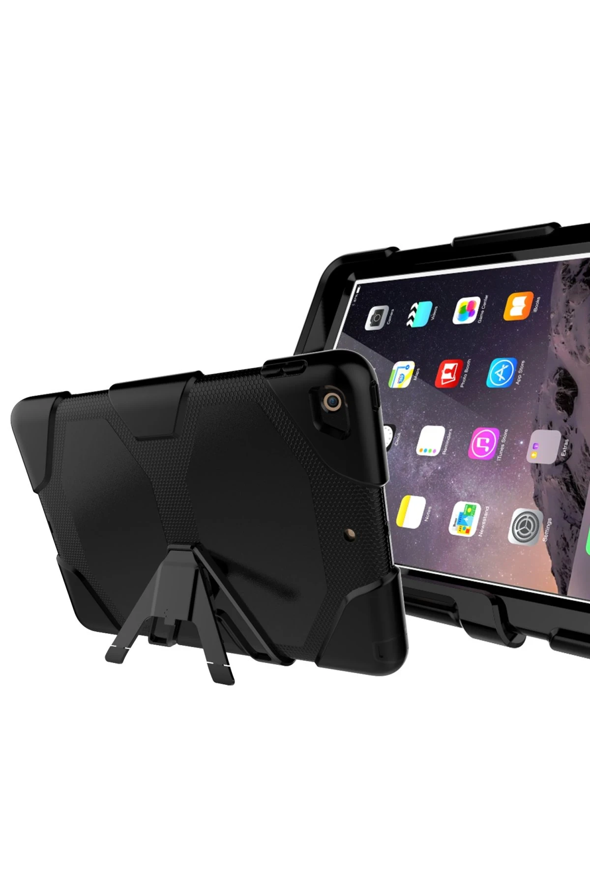 Newface Apple iPad 5 Air 9.7 Kılıf Griffin Tablet Kapak - Siyah — görsel 4