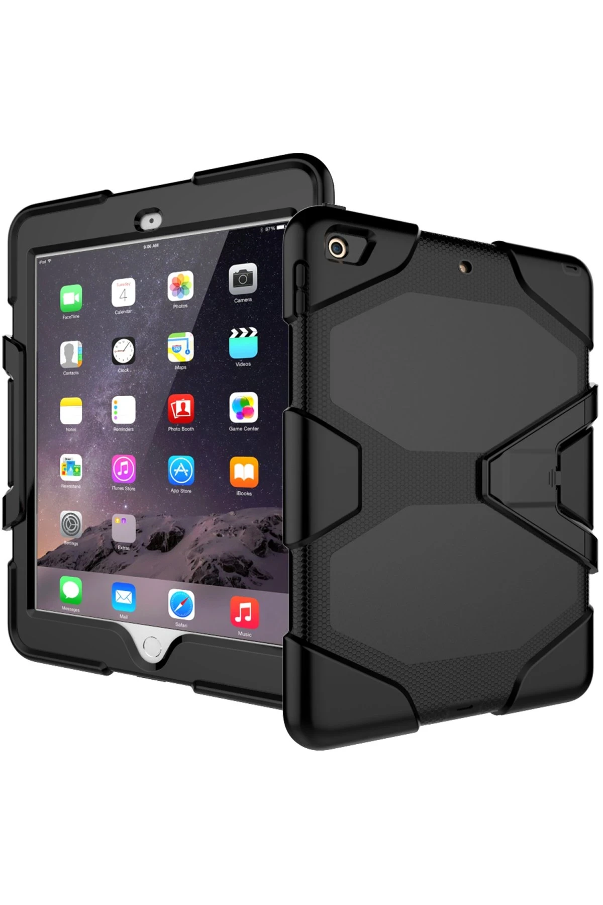 Newface Apple iPad 5 Air 9.7 Kılıf Griffin Tablet Kapak - Siyah — görsel 5