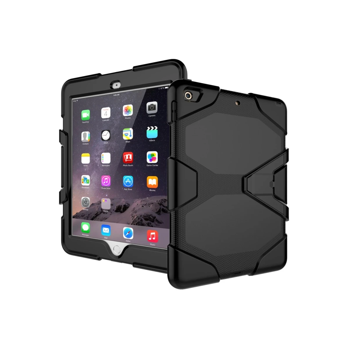 Newface Apple iPad 5 Air 9.7 Kılıf Griffin Tablet Kapak - Siyah — görsel 11