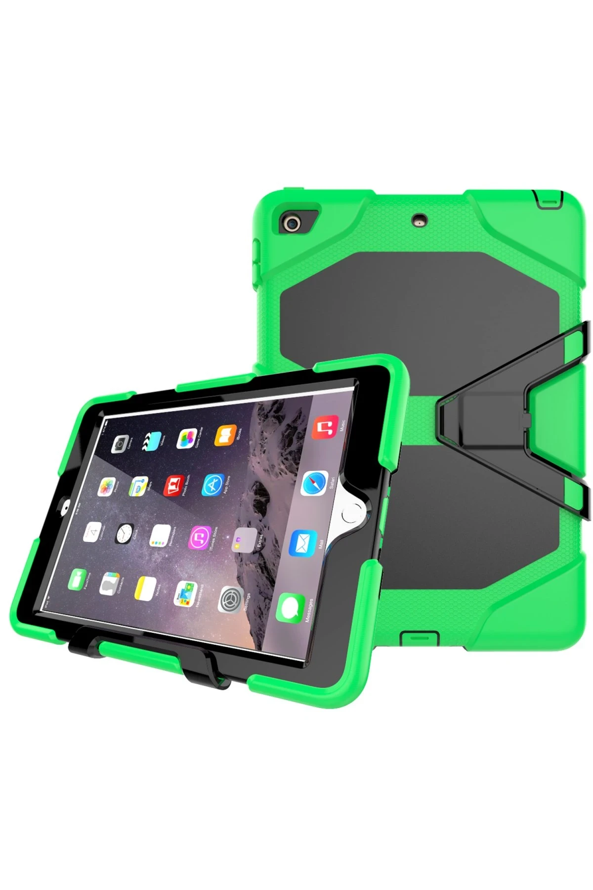 Newface iPad 5 Air 9.7 Kılıf Griffin Tablet Kapak - Yeşil