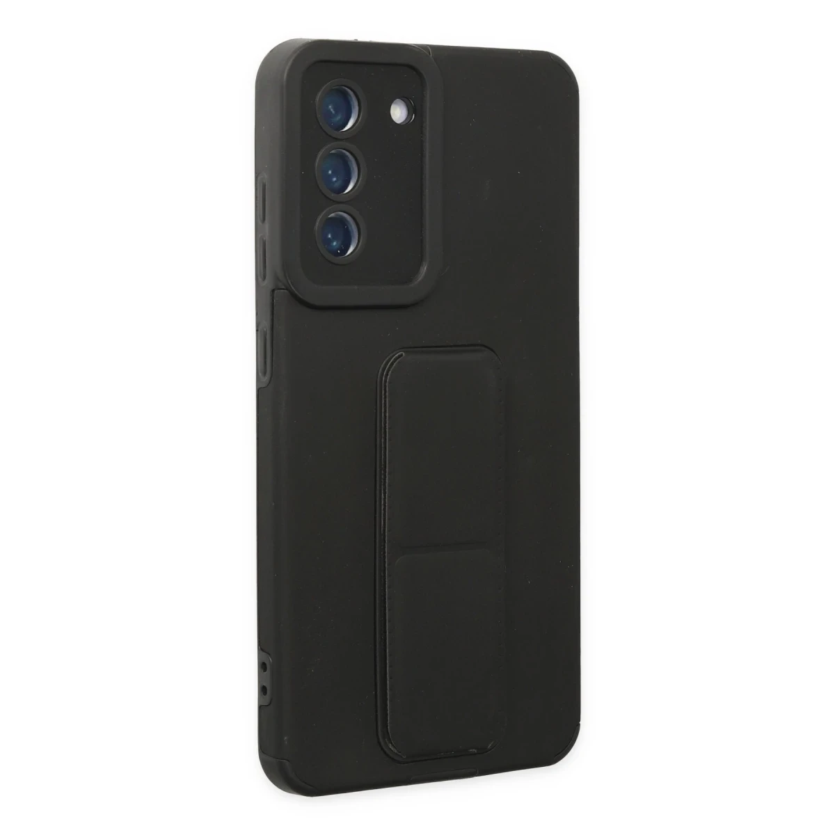 Newface Samsung Galaxy S21 FE Kılıf Mega Standlı Silikon - Siyah — görsel 6