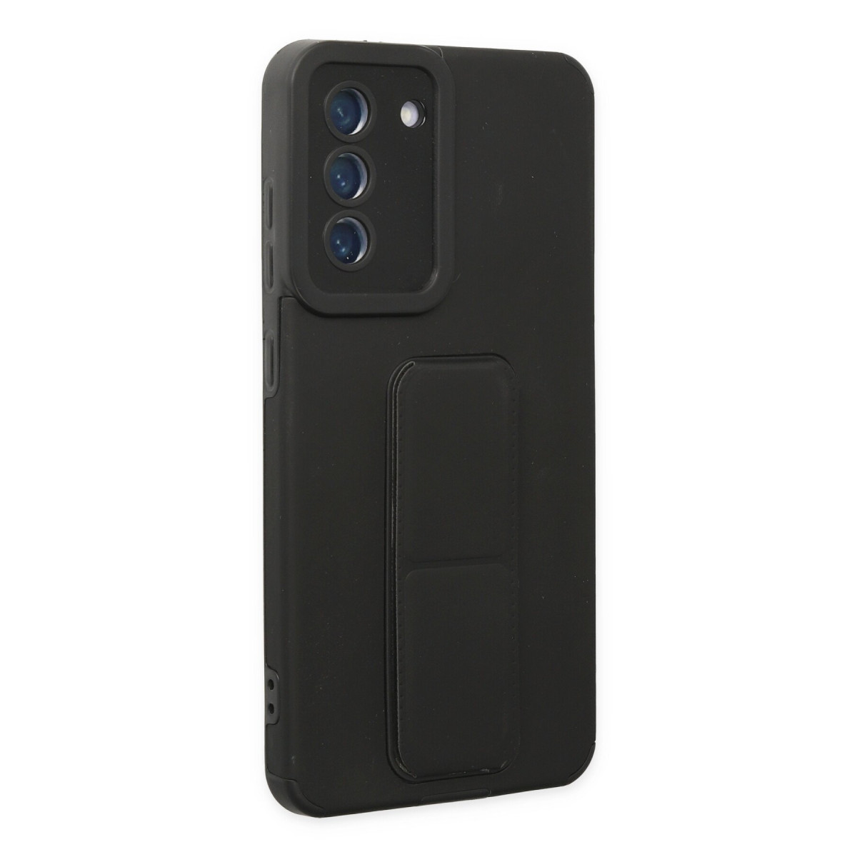 Newface Samsung Galaxy S21 FE Kılıf Mega Standlı Silikon - Siyah — görsel 10