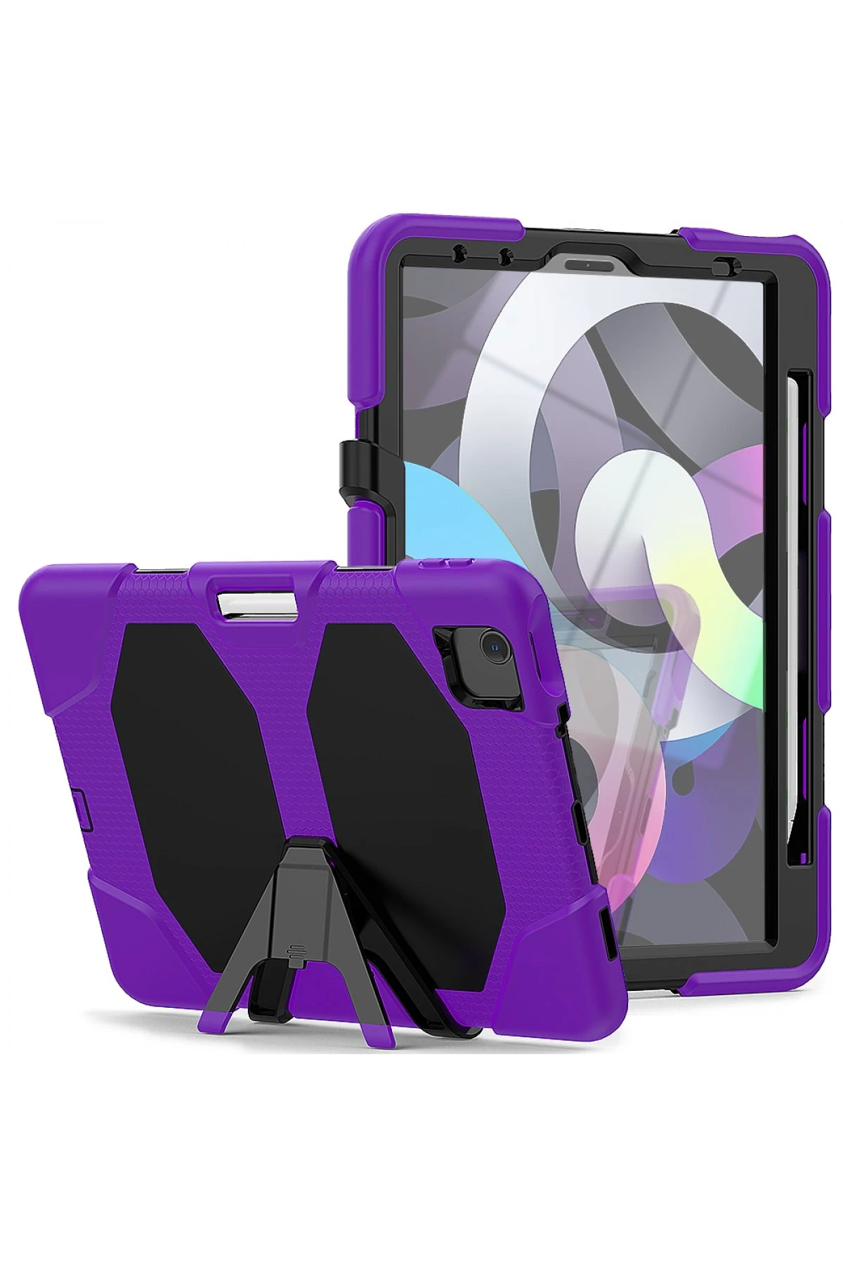 Newface iPad Pro 11 (2020) Kılıf Griffin Tablet Kapak - Mor