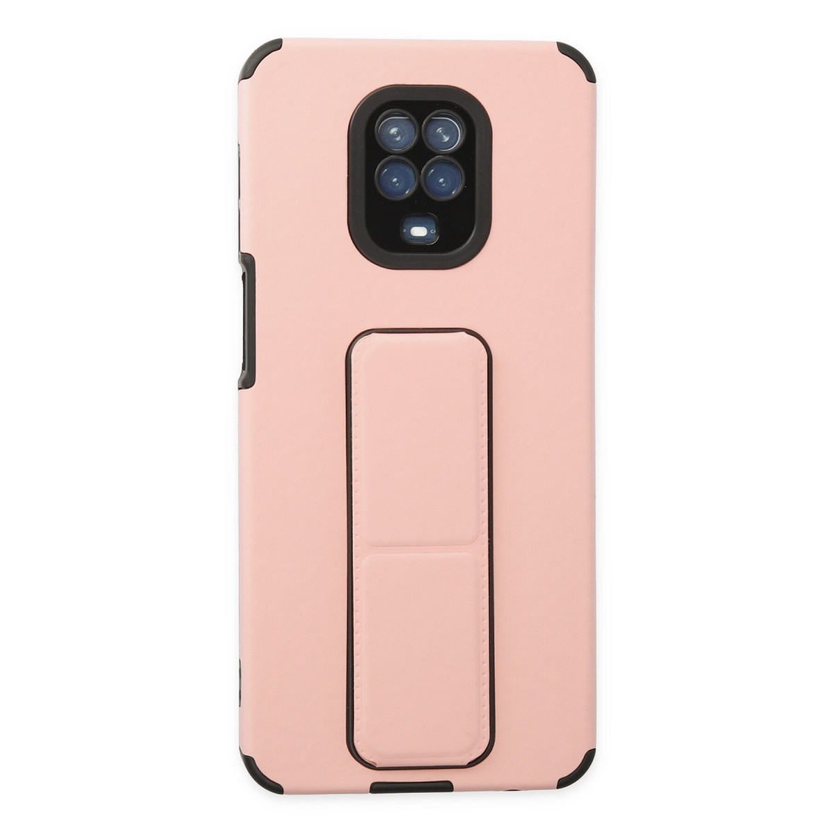Newface Xiaomi Redmi Note 9 Pro Kılıf Mega Standlı Silikon - Pudra — görsel 9