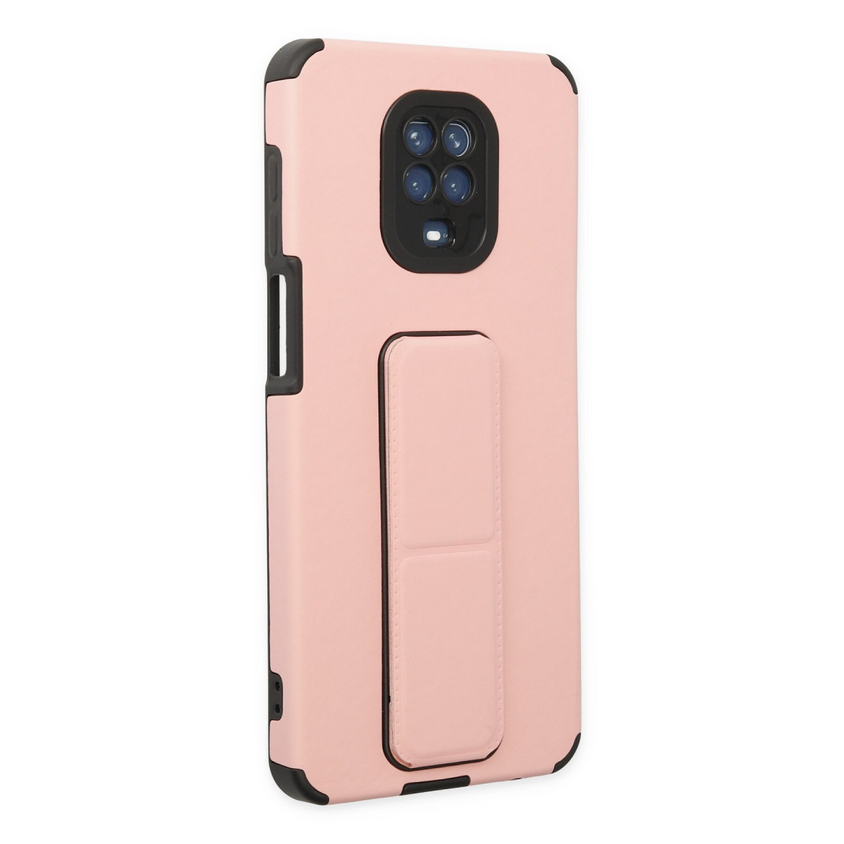Newface Xiaomi Redmi Note 9 Pro Kılıf Mega Standlı Silikon - Pudra — görsel 10