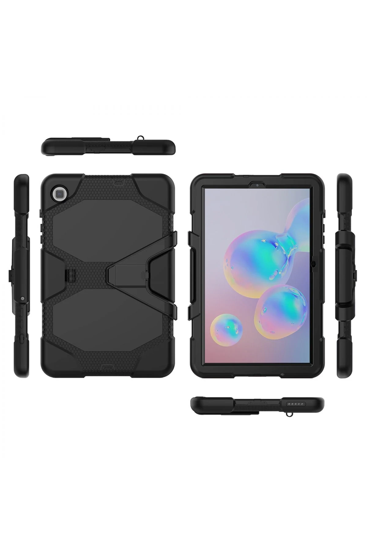 Newface Samsung Galaxy T500 Tab A7 10.4 Kılıf Griffin Tablet Kapak - Siyah — görsel 6