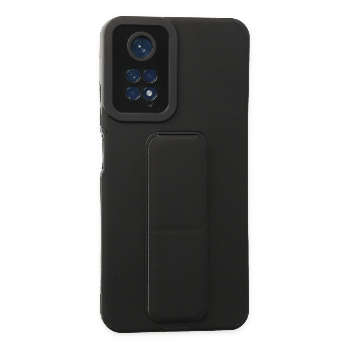 Newface Xiaomi Redmi Note 11 Kılıf Mega Standlı Silikon - Siyah — görsel 9