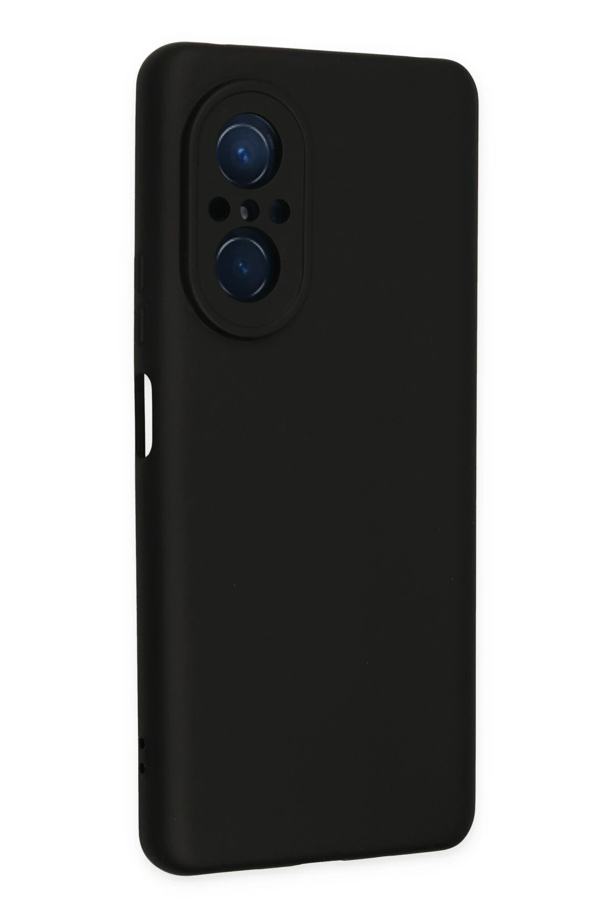 Newface Huawei Nova 9 SE Kılıf Nano içi Kadife Silikon - Siyah