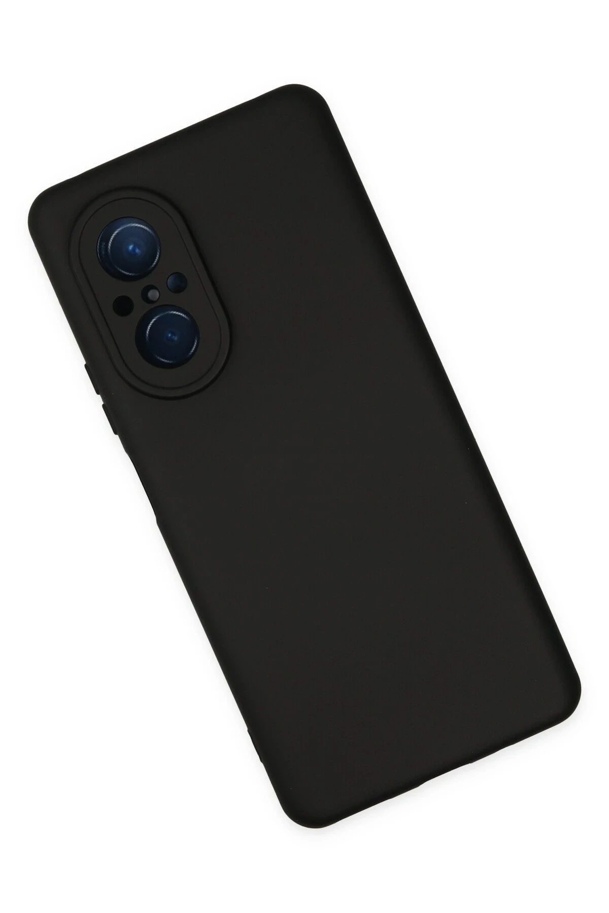 Newface Huawei Nova 9 SE Kılıf Nano içi Kadife Silikon - Siyah