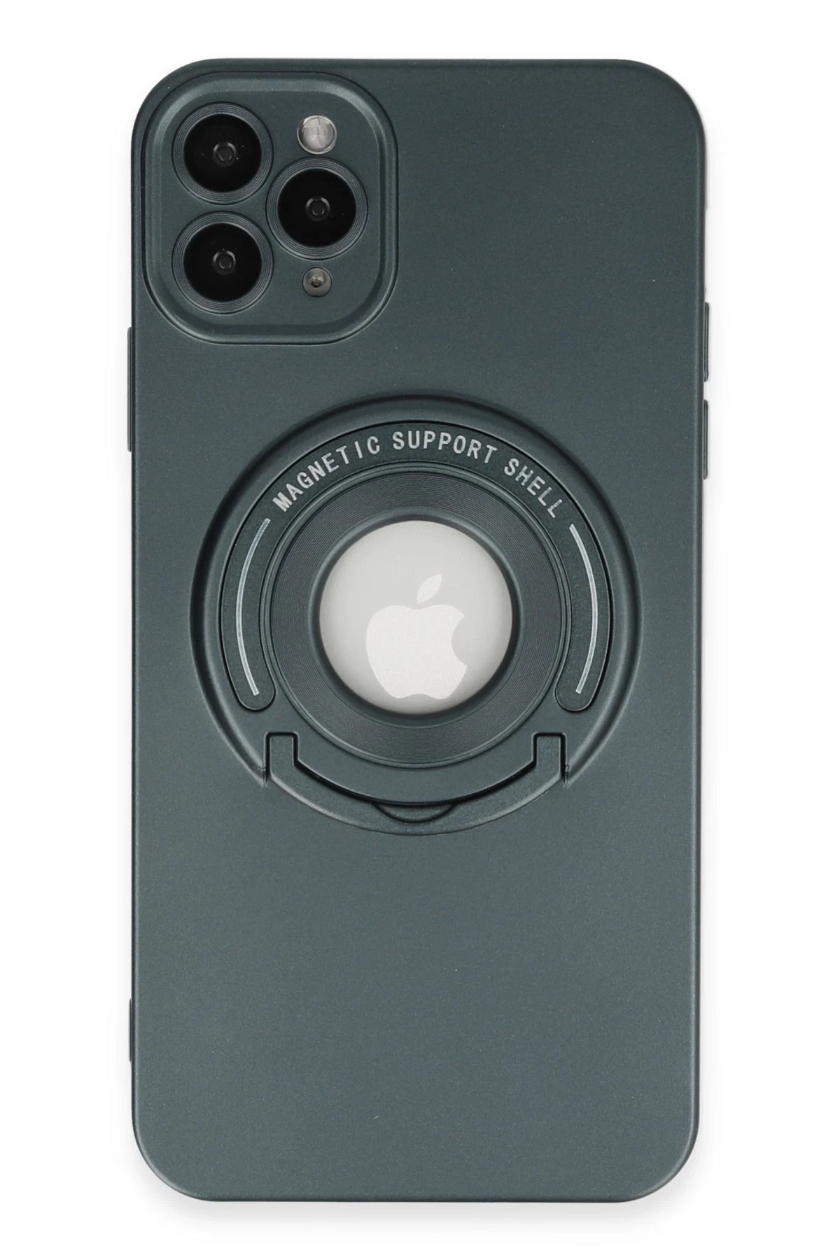 Newface iPhone 12 Pro Kılıf Lukka Magneticsafe Kapak - Koyu Yeşil
