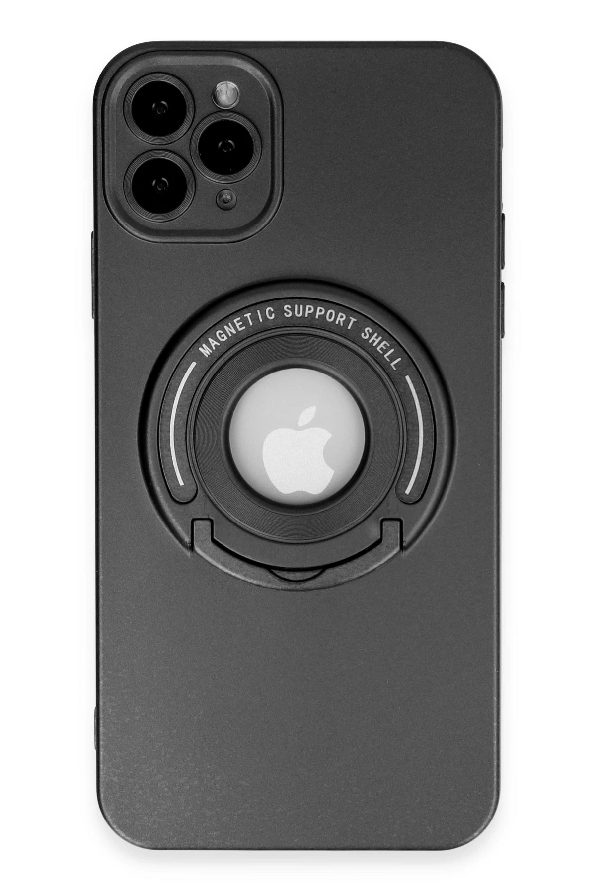 Newface Apple iPhone 12 Pro Max Kılıf Lukka Magneticsafe Kapak - Siyah