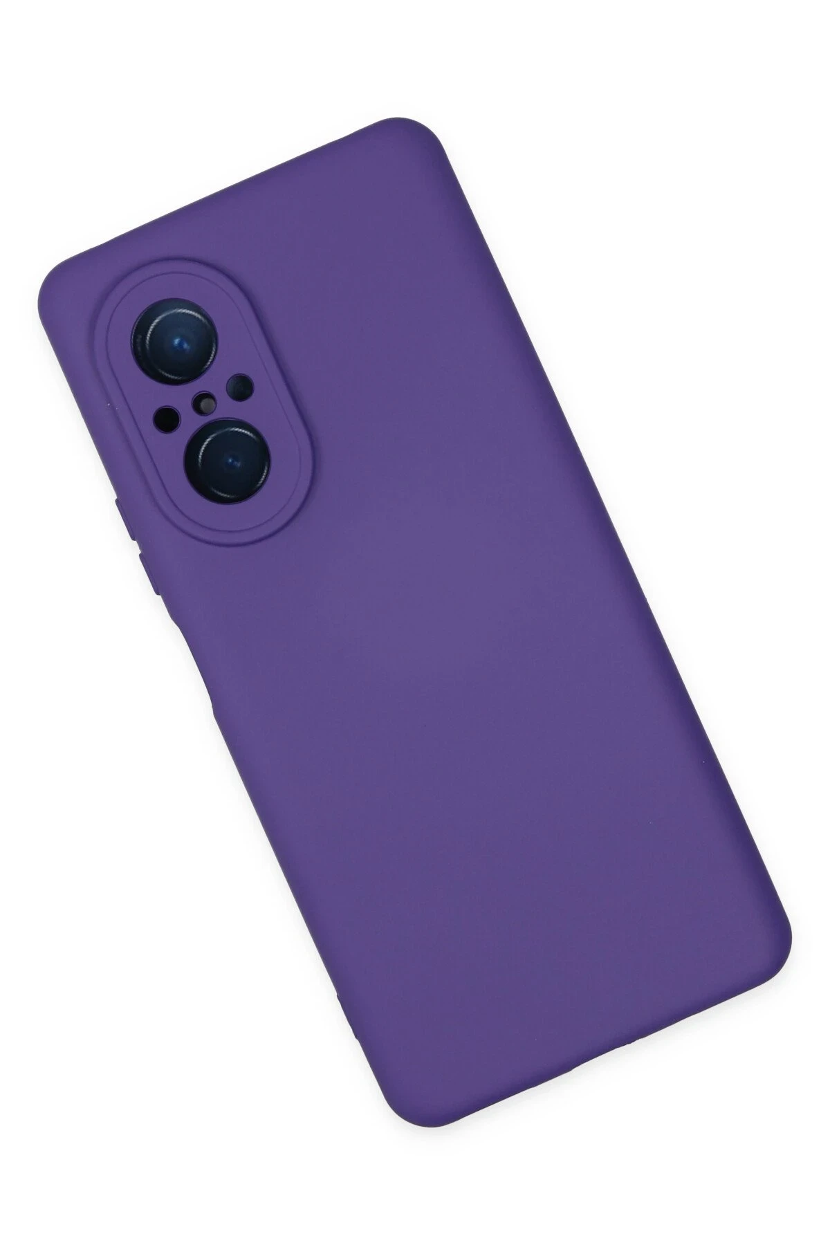 Newface Huawei Nova 9 SE Kılıf Nano içi Kadife Silikon - Mor