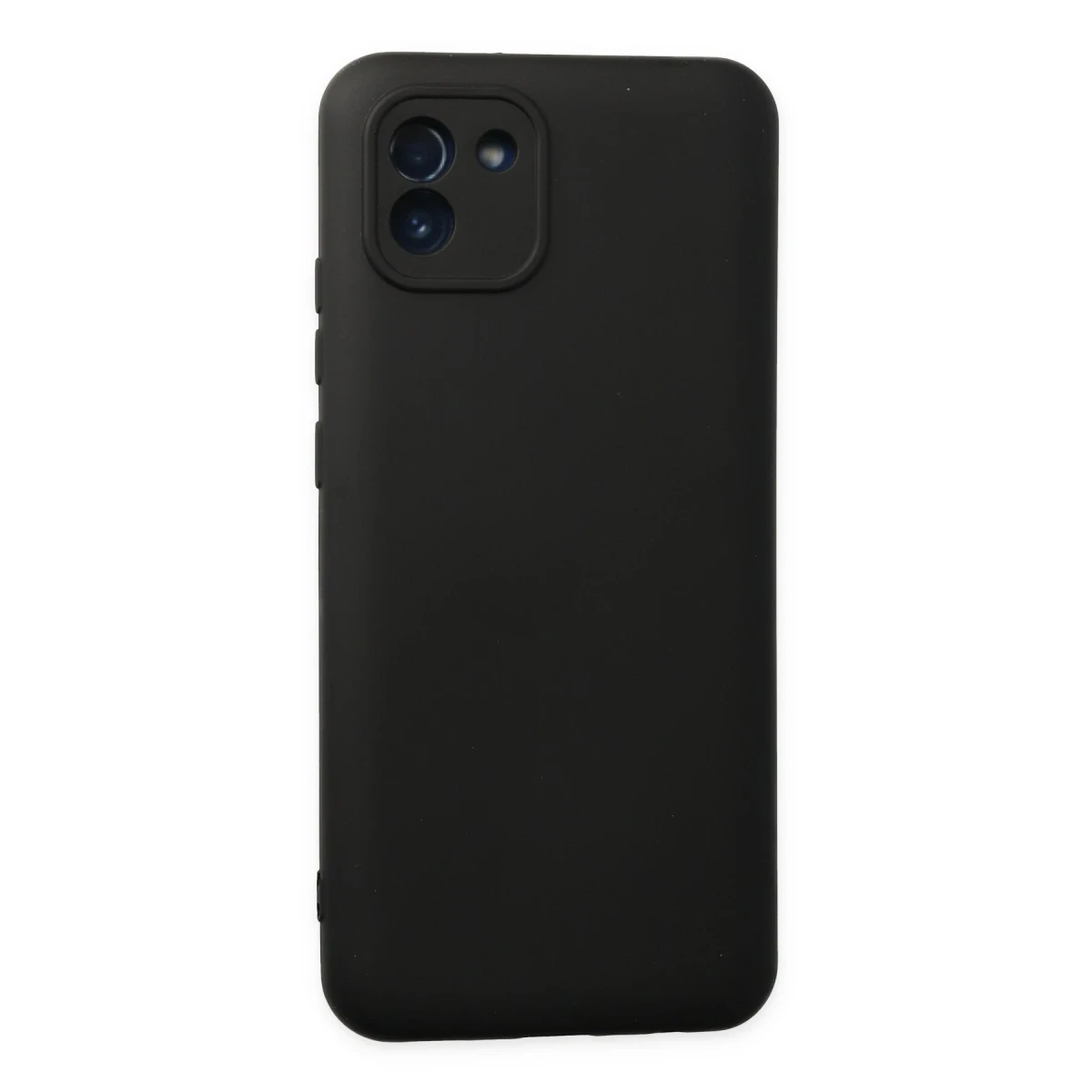 Newface Samsung Galaxy A03 Kılıf Nano içi Kadife Silikon - Siyah — görsel 4