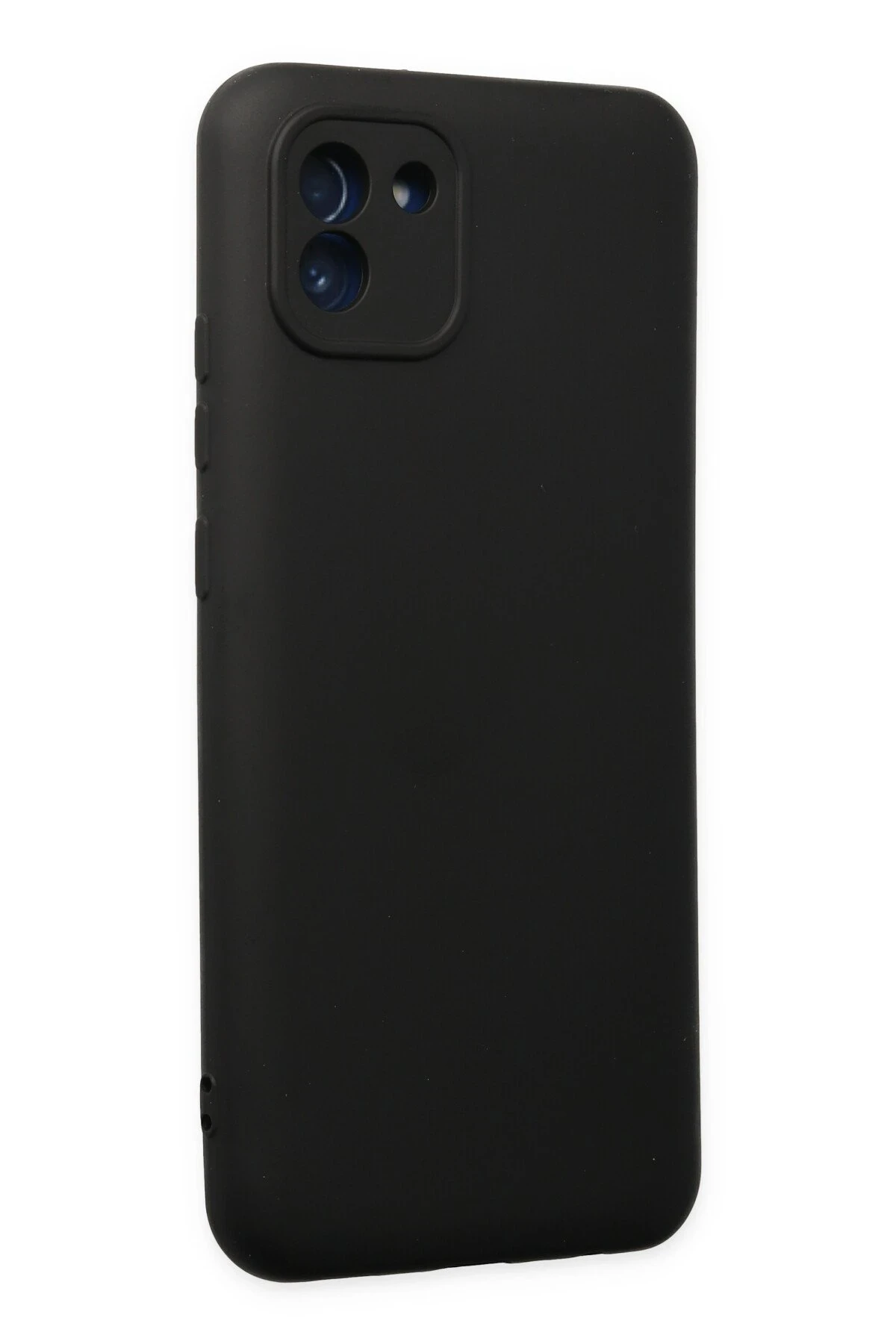 Newface Samsung Galaxy A03 Kılıf Nano içi Kadife Silikon - Siyah