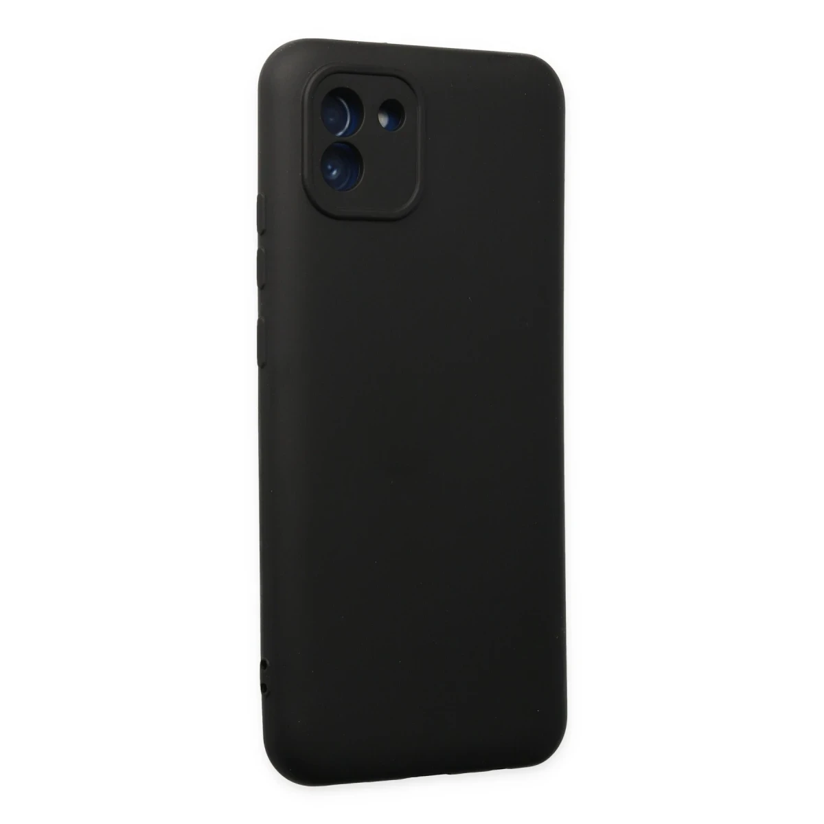 Newface Samsung Galaxy A03 Kılıf Nano içi Kadife Silikon - Siyah — görsel 5