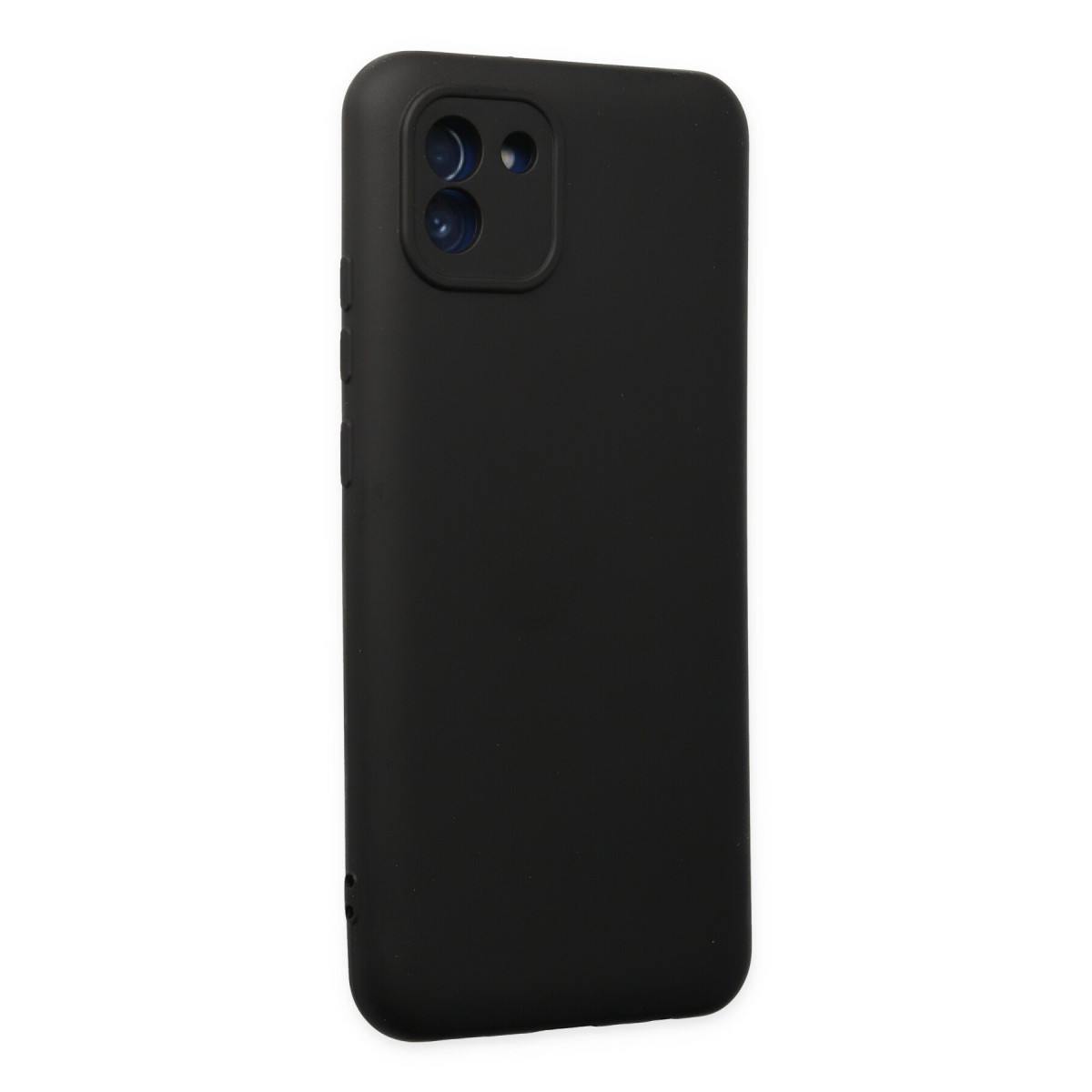 Newface Samsung Galaxy A03 Kılıf Nano içi Kadife Silikon - Siyah — görsel 8