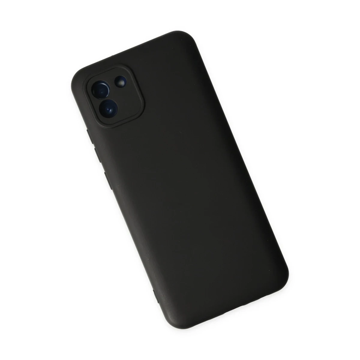 Newface Samsung Galaxy A03 Kılıf Nano içi Kadife Silikon - Siyah — görsel 6