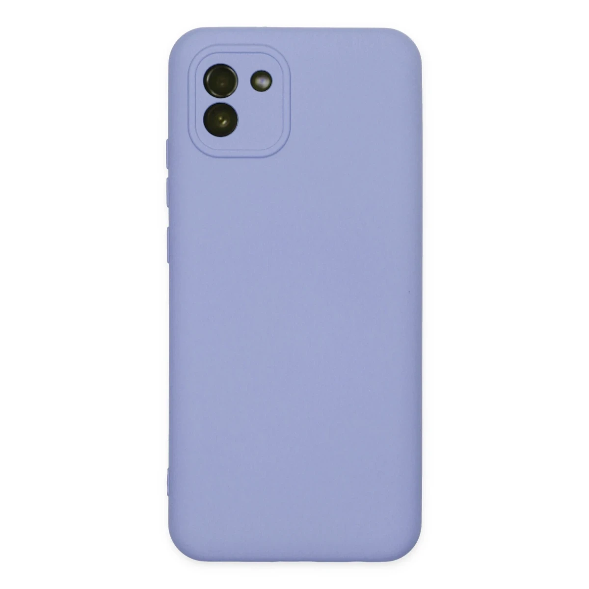 Newface Samsung Galaxy A03 Kılıf Nano içi Kadife Silikon - Lila