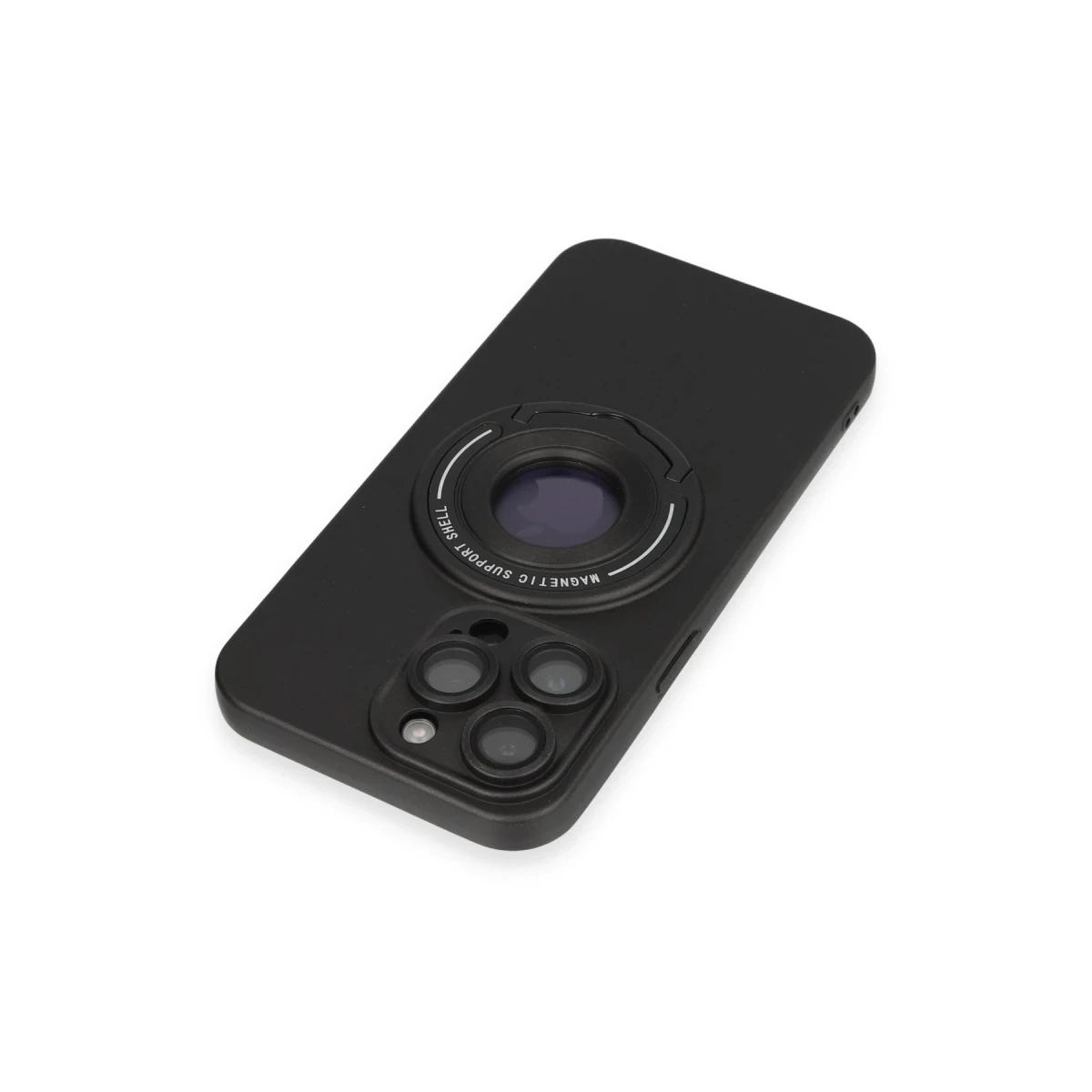 Newface Apple iPhone 13 Pro Max Kılıf Lukka Magneticsafe Kapak - Siyah — görsel 11