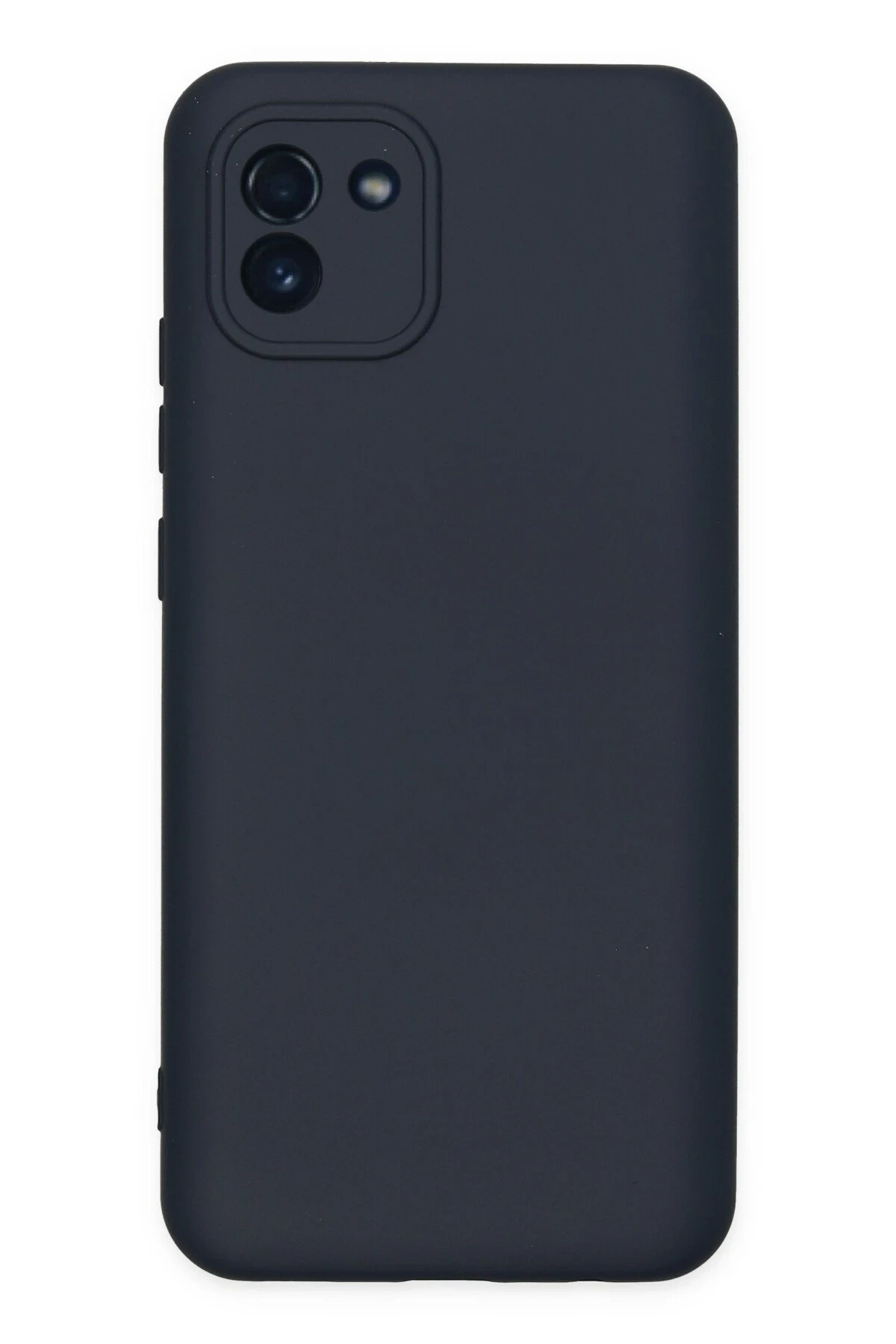Newface Samsung Galaxy A03 Kılıf Nano içi Kadife Silikon - Lacivert