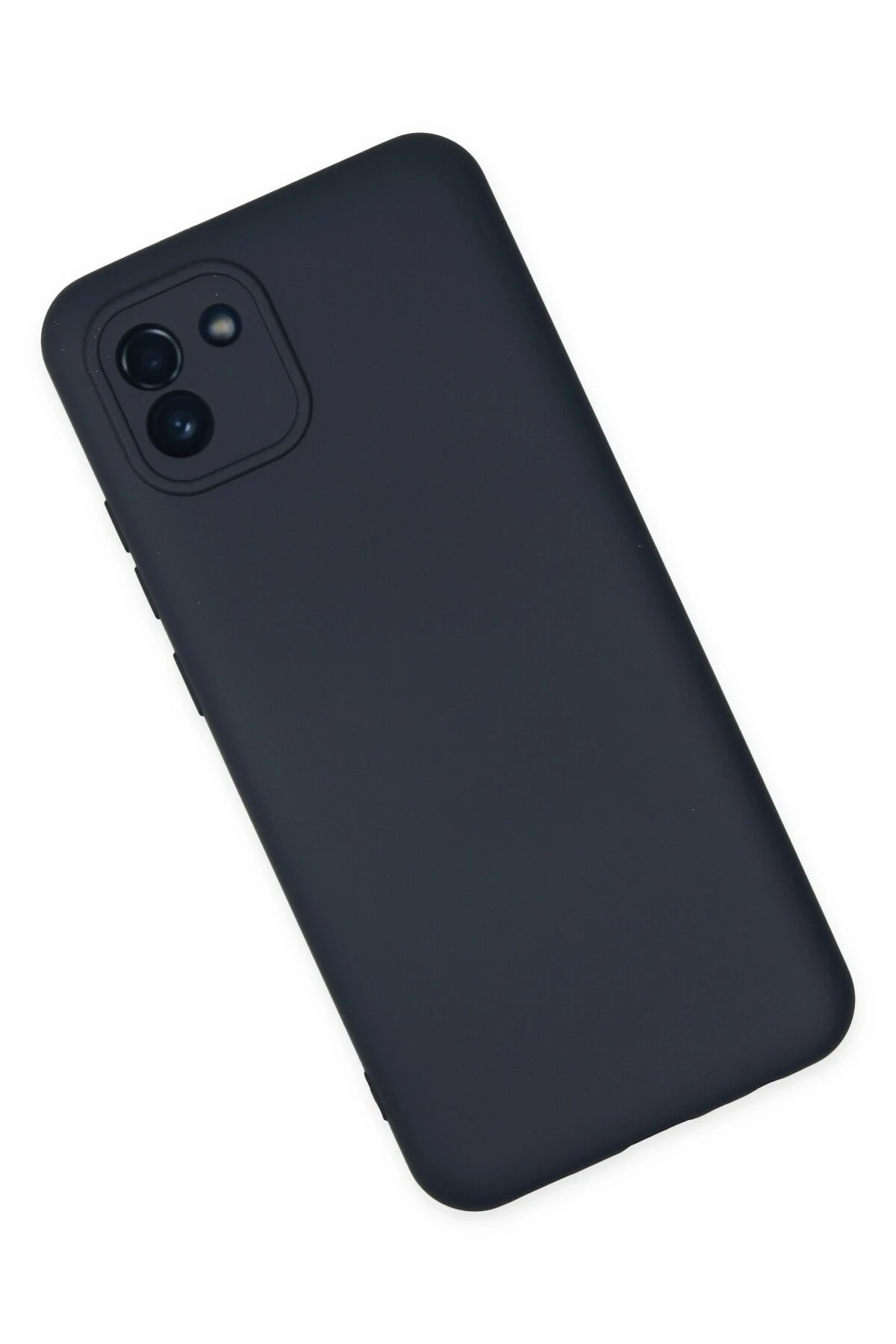 Newface Samsung Galaxy A03 Kılıf Nano içi Kadife Silikon - Lacivert