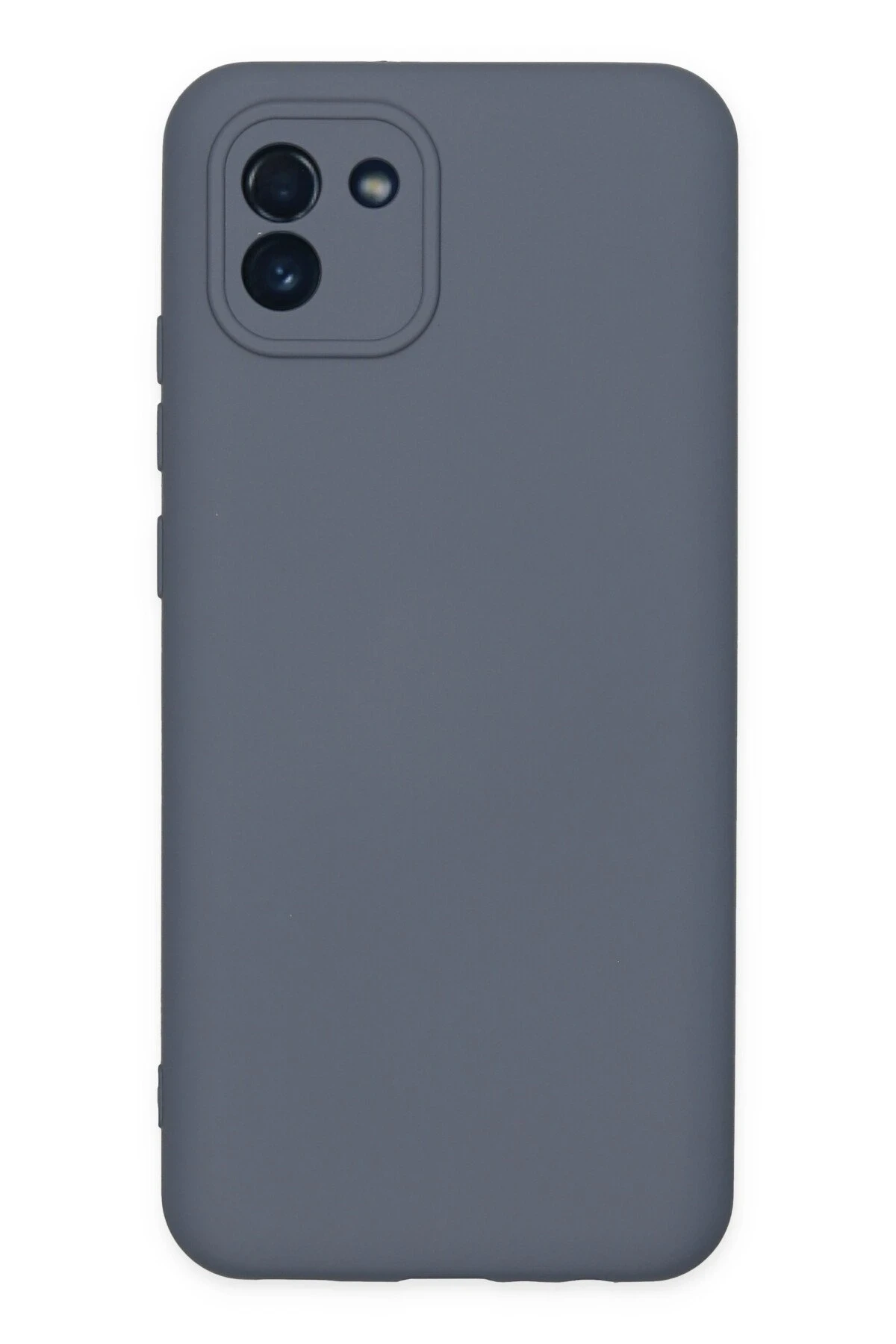 Newface Samsung Galaxy A03 Kılıf Nano içi Kadife Silikon - Gri