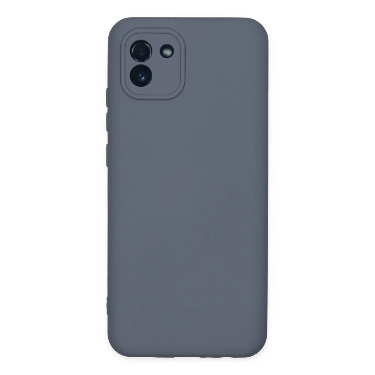 Newface Samsung Galaxy A03 Kılıf Nano içi Kadife Silikon - Gri