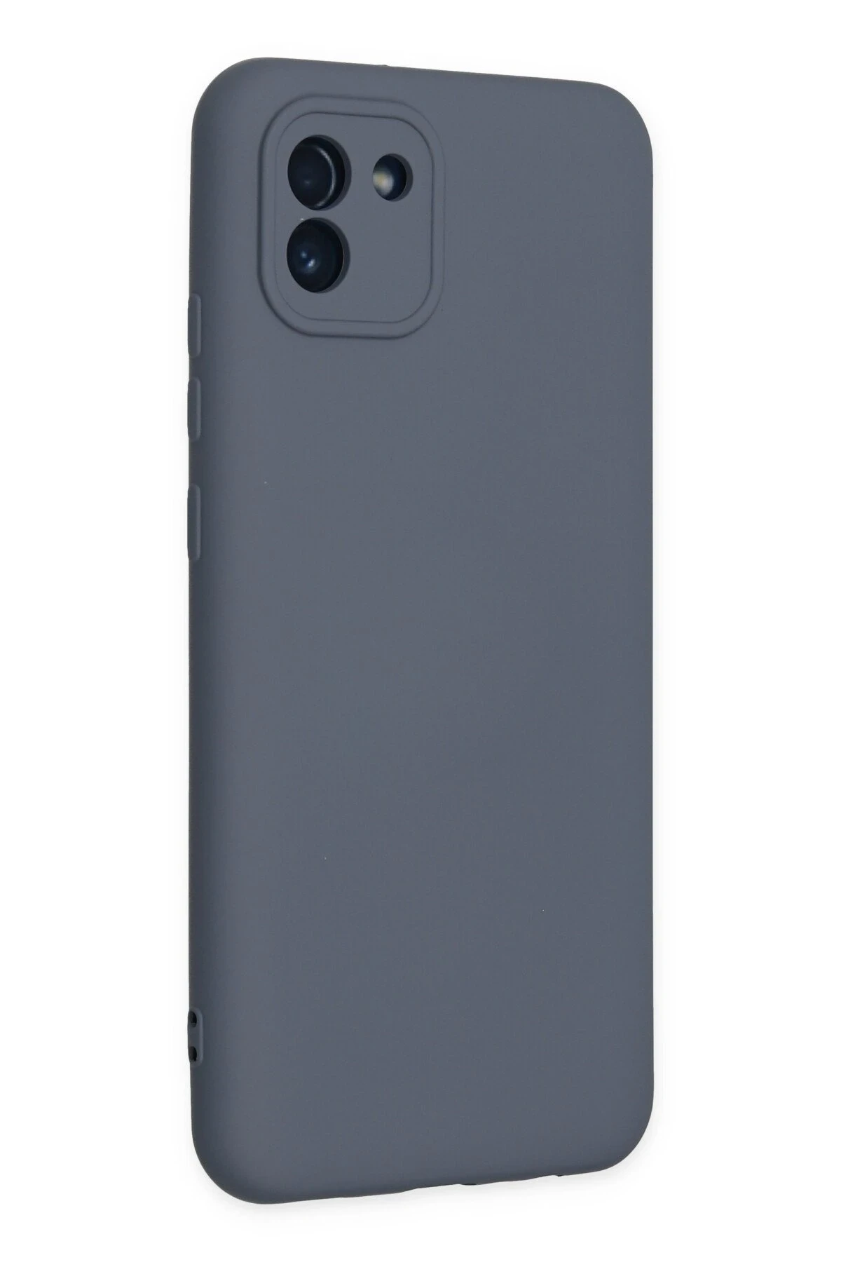 Newface Samsung Galaxy A03 Kılıf Nano içi Kadife Silikon - Gri