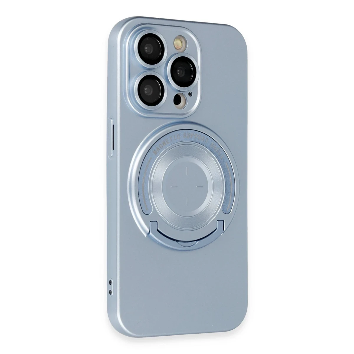 Newface Apple iPhone 14 Pro Kılıf Lukka Magneticsafe Kapak - Sierra Blue