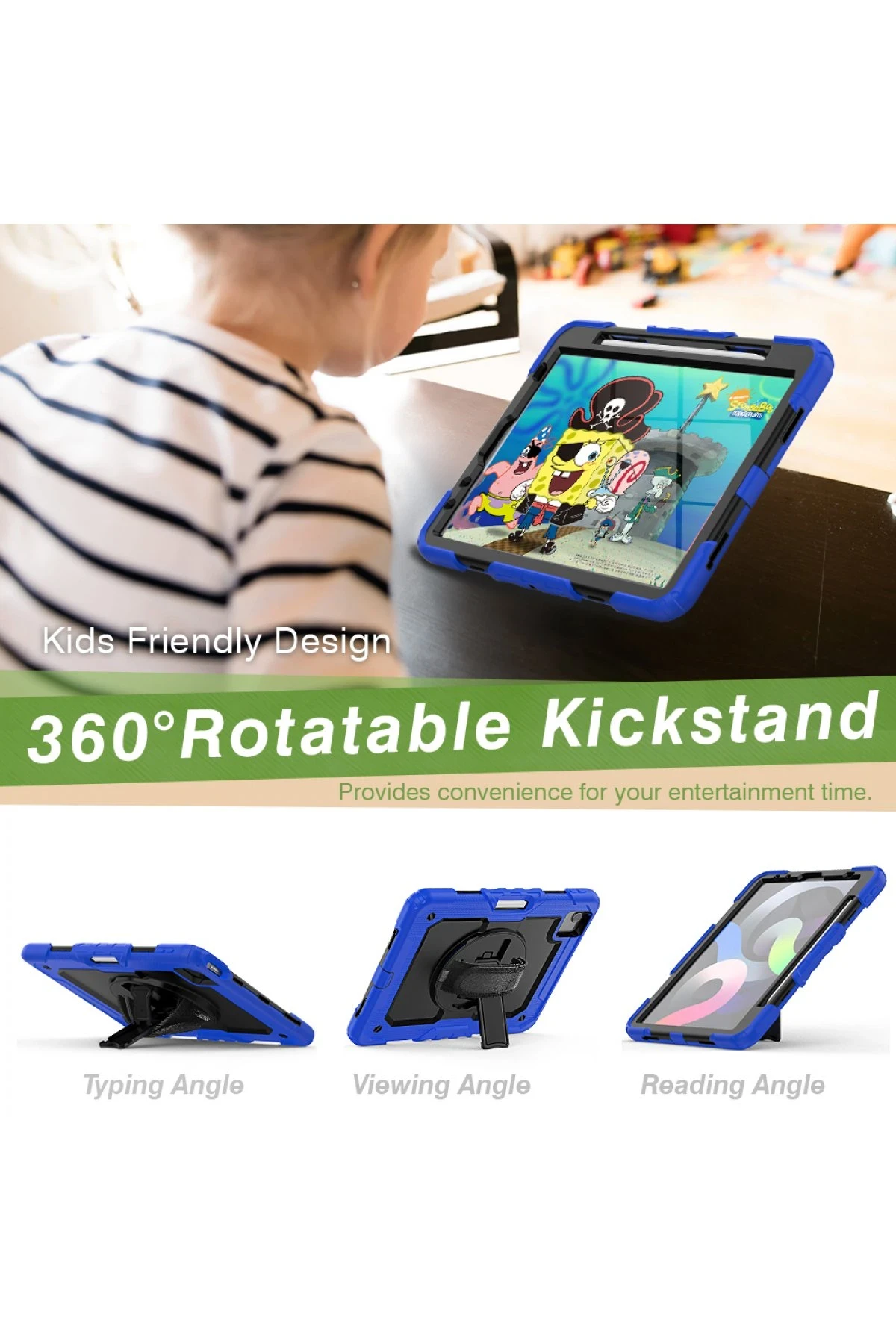 Newface iPad Pro 11 (2020) Kılıf Pars Tablet Kapak - Mavi
